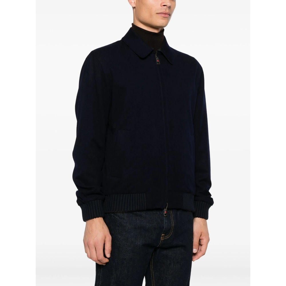 Kired Ribbed-cuff Jacket In Black