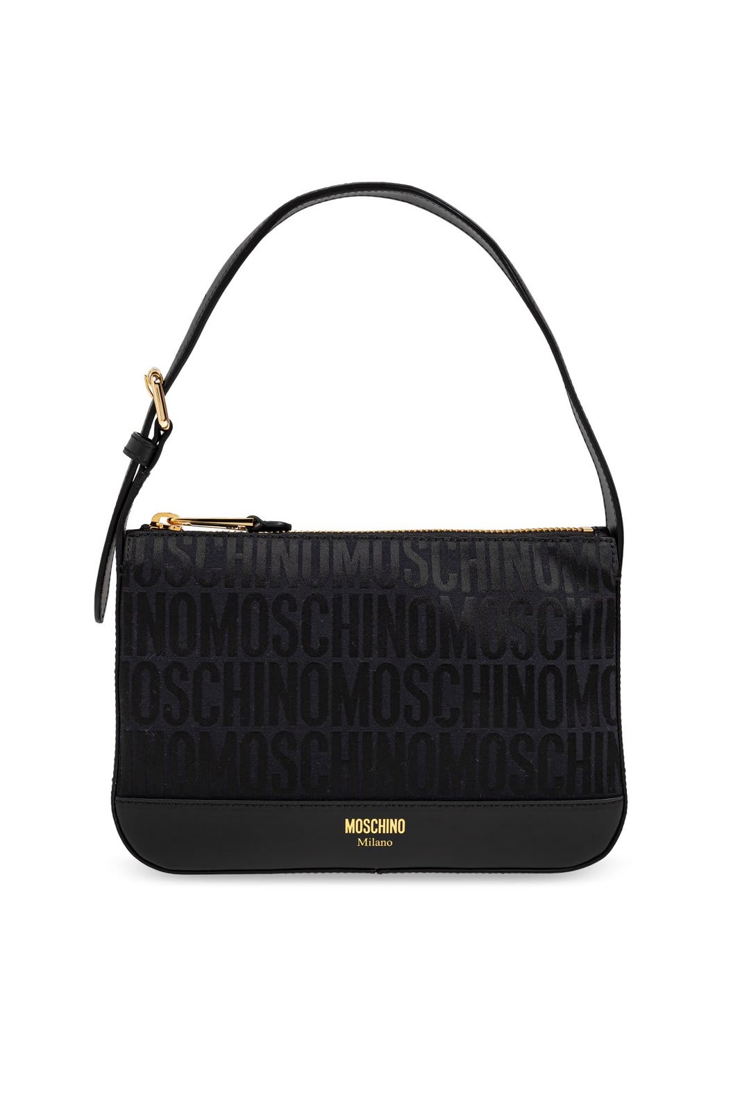 Shop Moschino Monogrammed Shoulder Bag