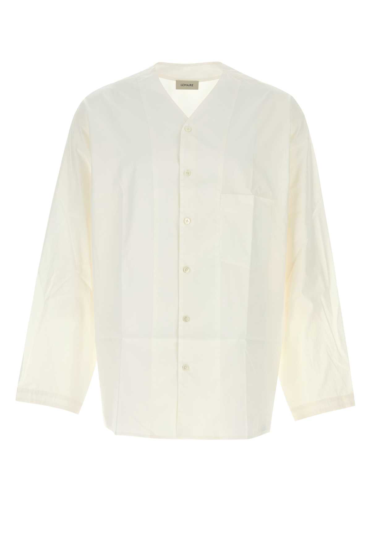 White Poplin Shirt