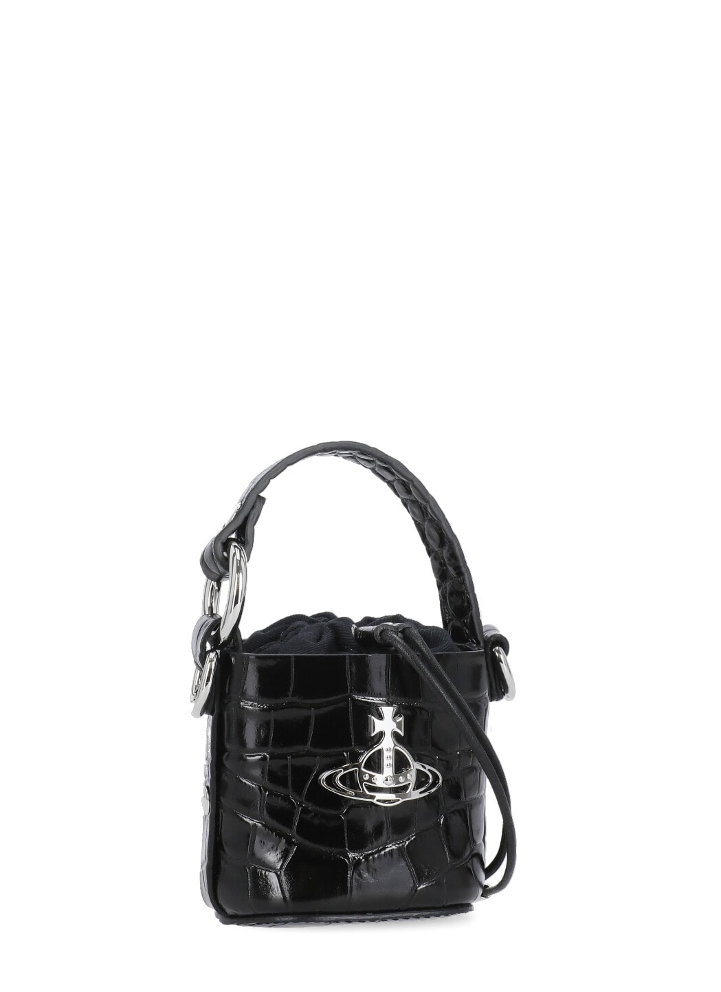 Shop Vivienne Westwood Mini Daisy Bag In Black