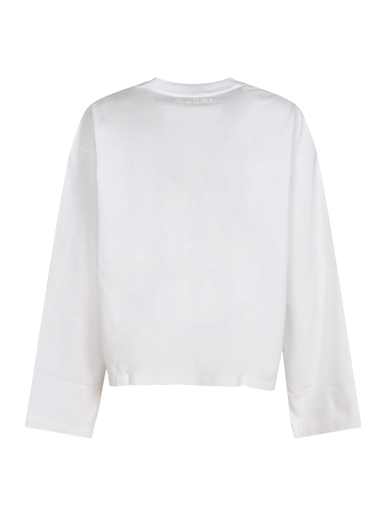 Marni Oversized Plain Sweatshirt In White