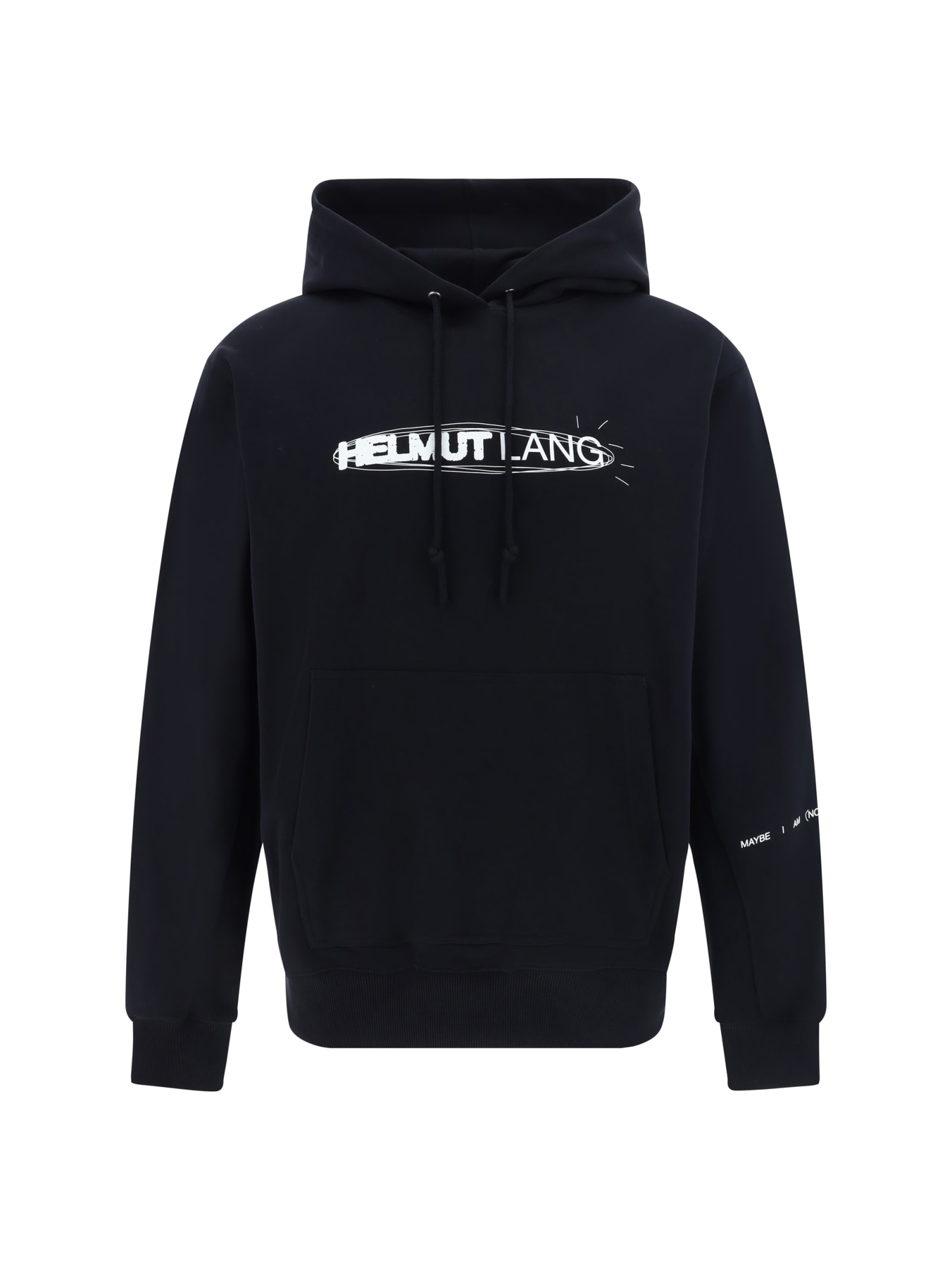 Shop Helmut Lang Hoodie In Black