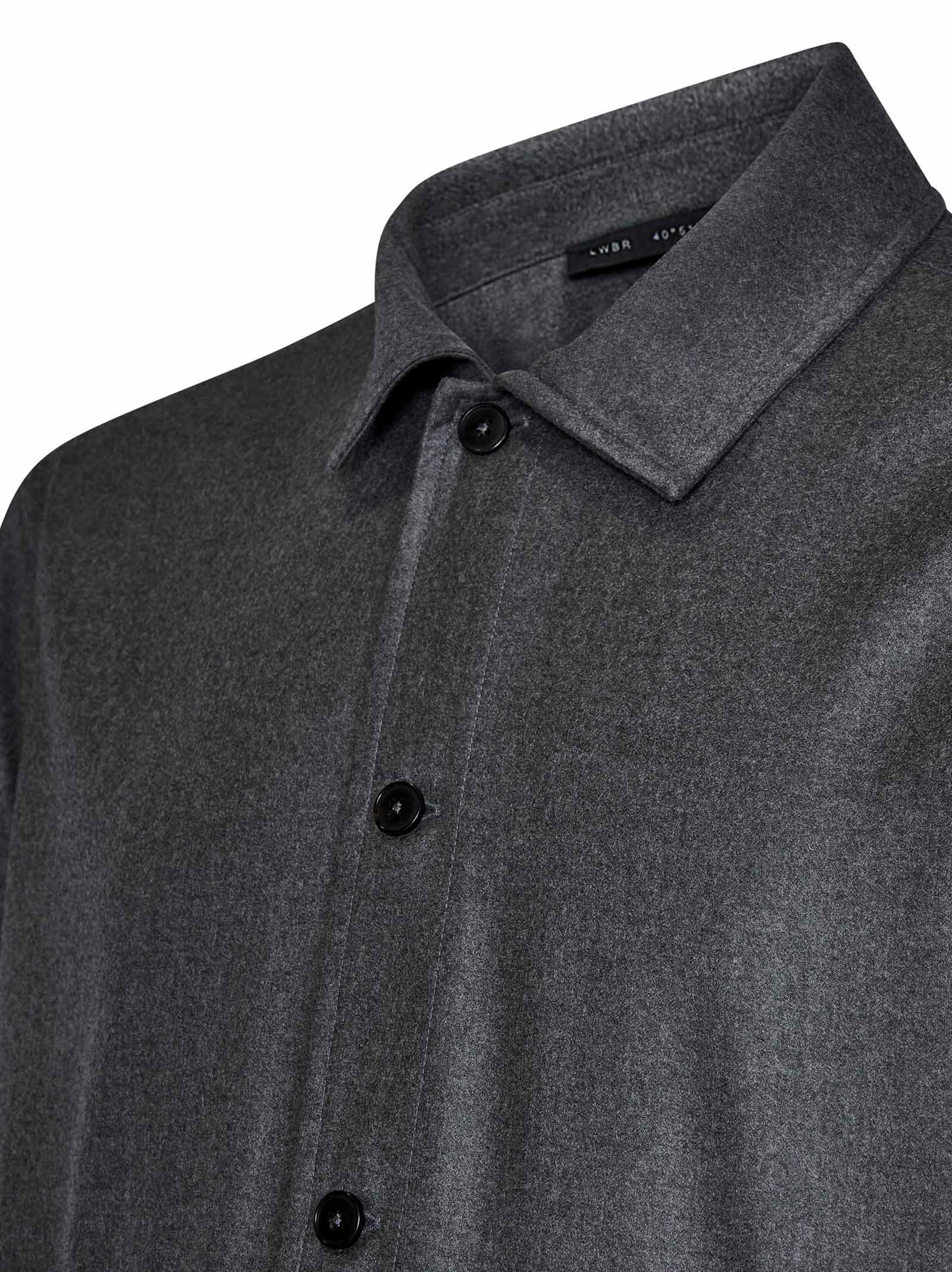 Shop Low Brand Shirt In Grey