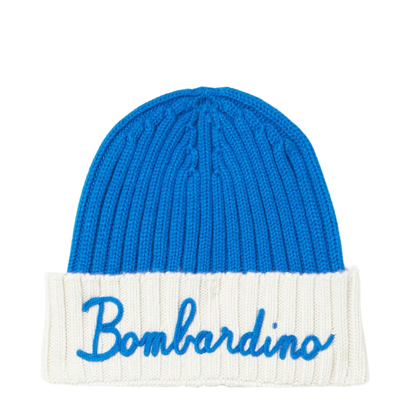 Man Knit Beanie With Bombardino Embroidery