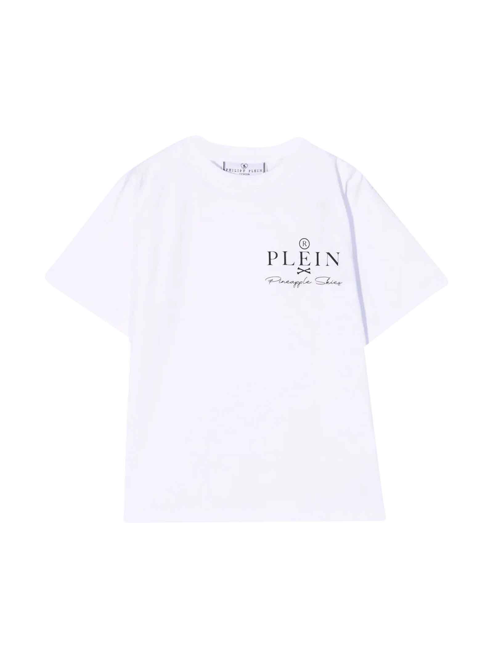 Philipp Plein Junior Unisex White T-shirt