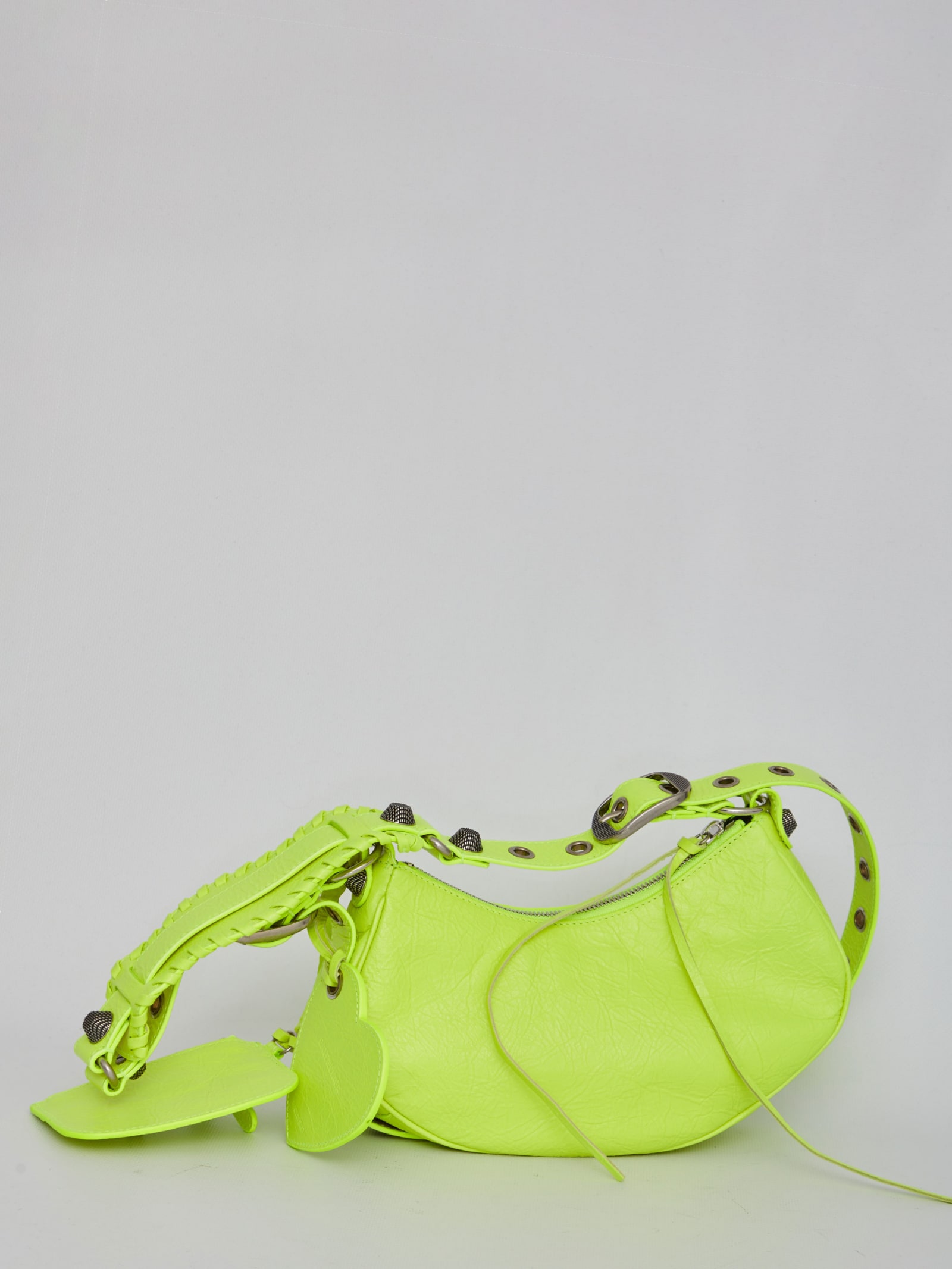 Shop Balenciaga Le Cagole Xs Bag In Yellow