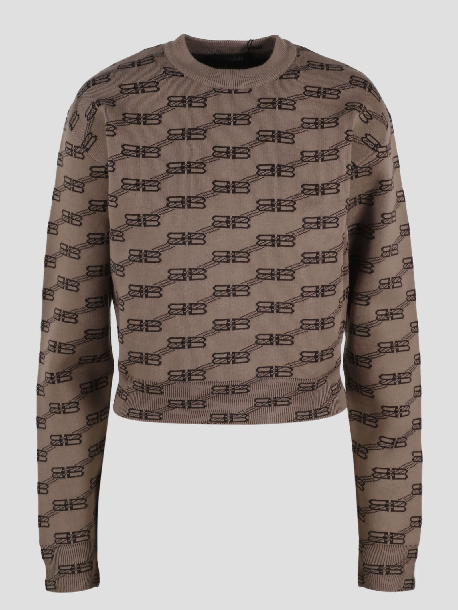 Balenciaga Men's BB Monogram Sweater
