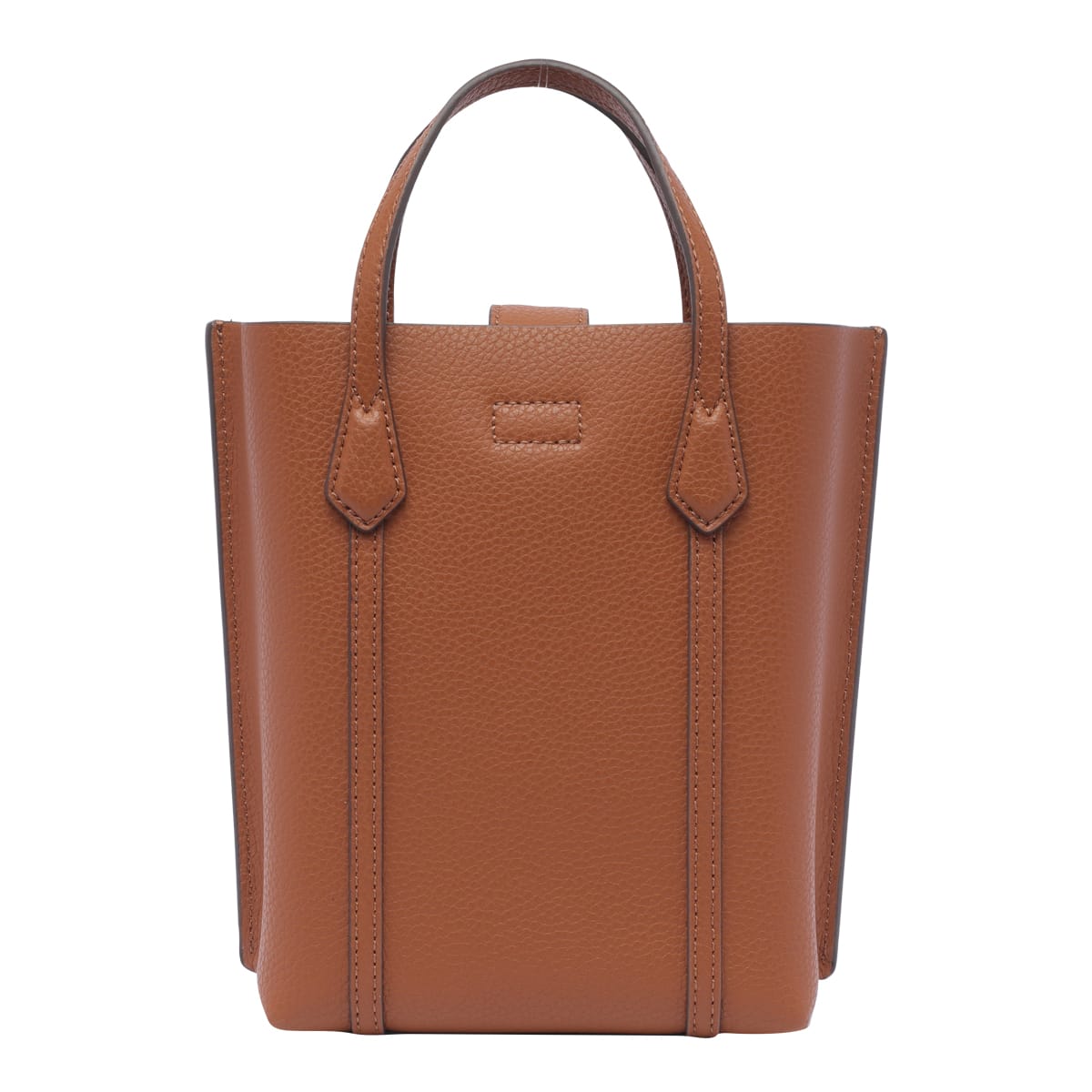 Shop Tory Burch Mini Perry Handbag In Brown