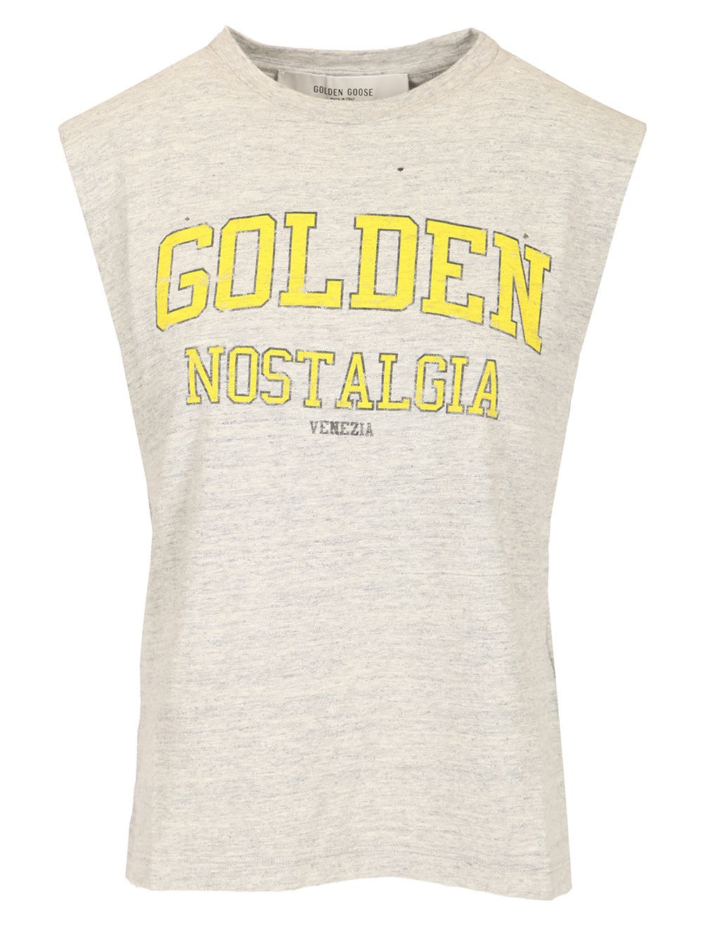 Golden Goose Slub Jersey Tank Top In Multi