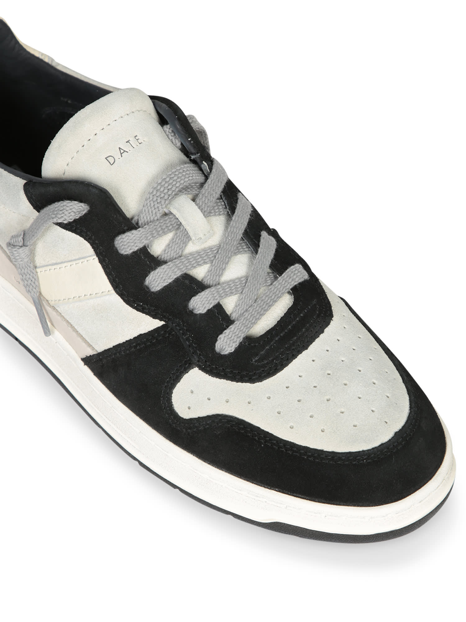 Shop Date Court2.0 Suede Grey-black Sneakers