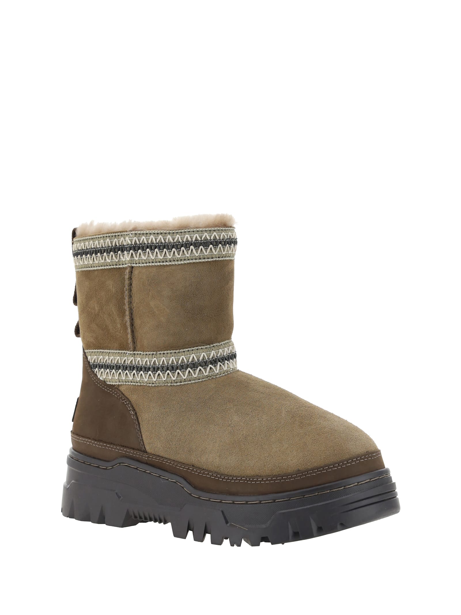 Shop Ugg Mini Trailgazer Boots In Hck Hickory