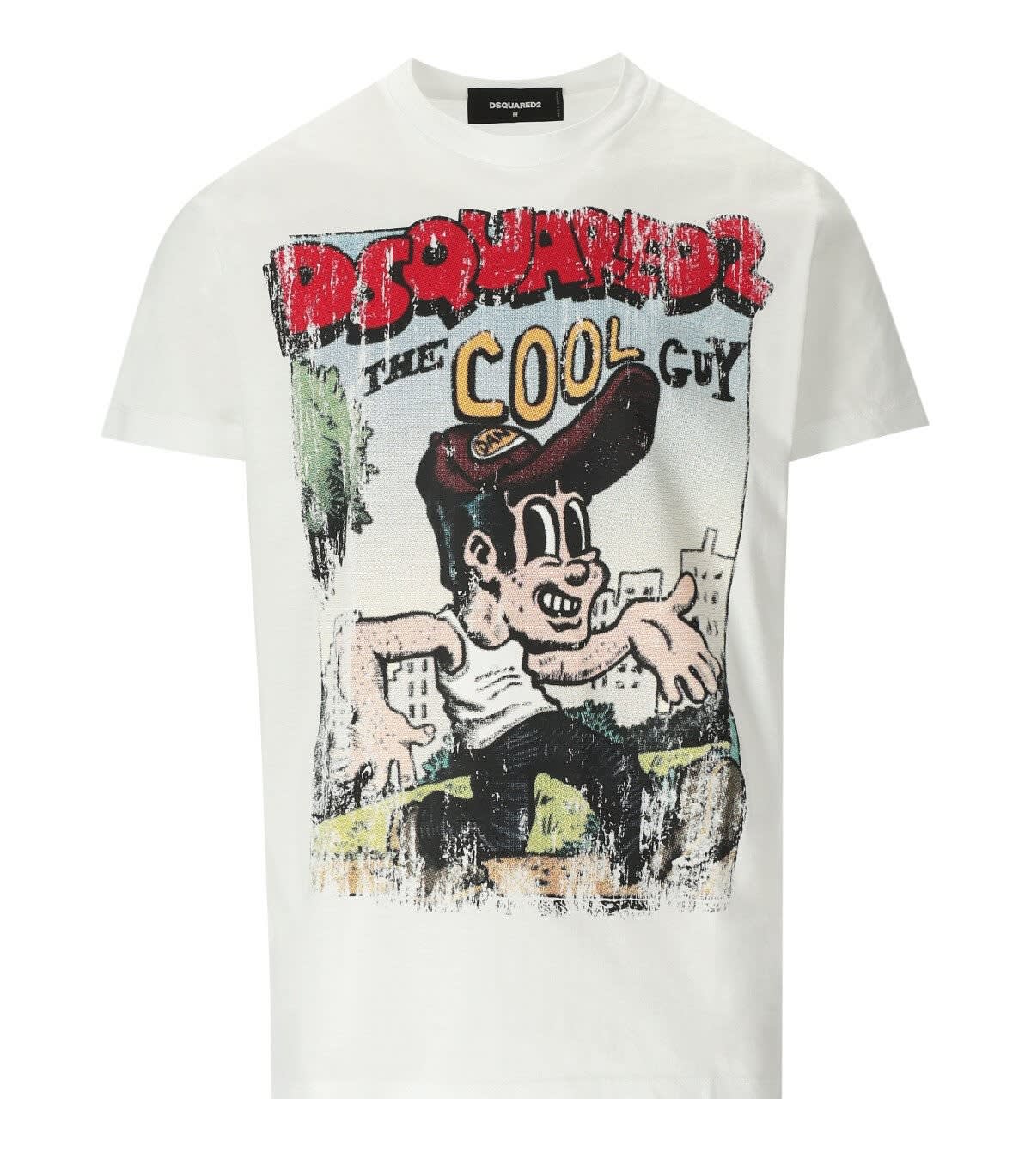 Shop Dsquared2 Cigarette T-shirt In Bianco