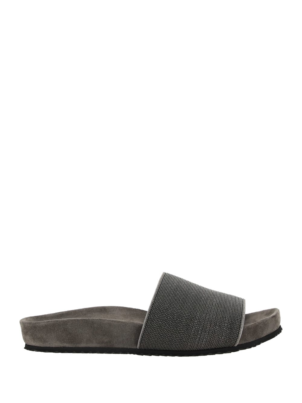 Suede Slides