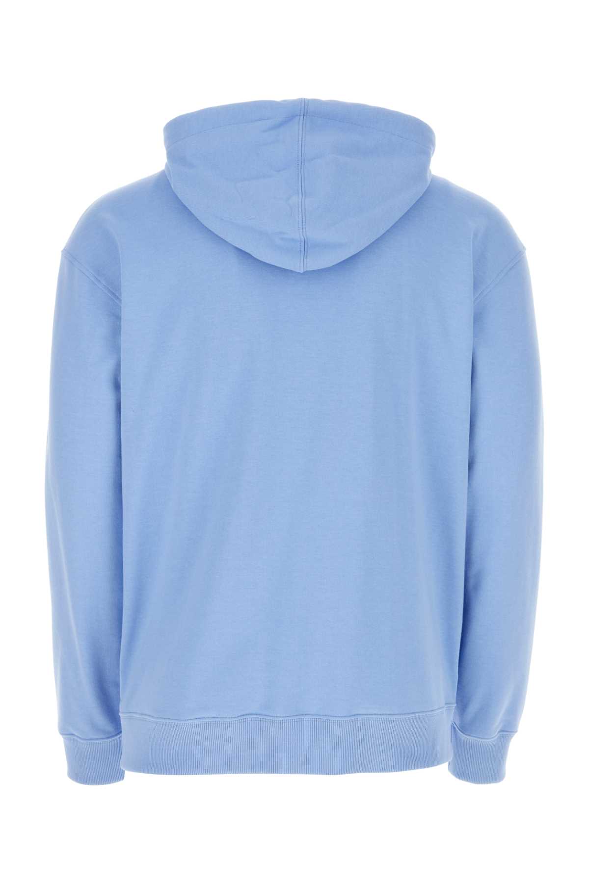 Fendi Light-blue Cotton Sweatshirt In F0ty2