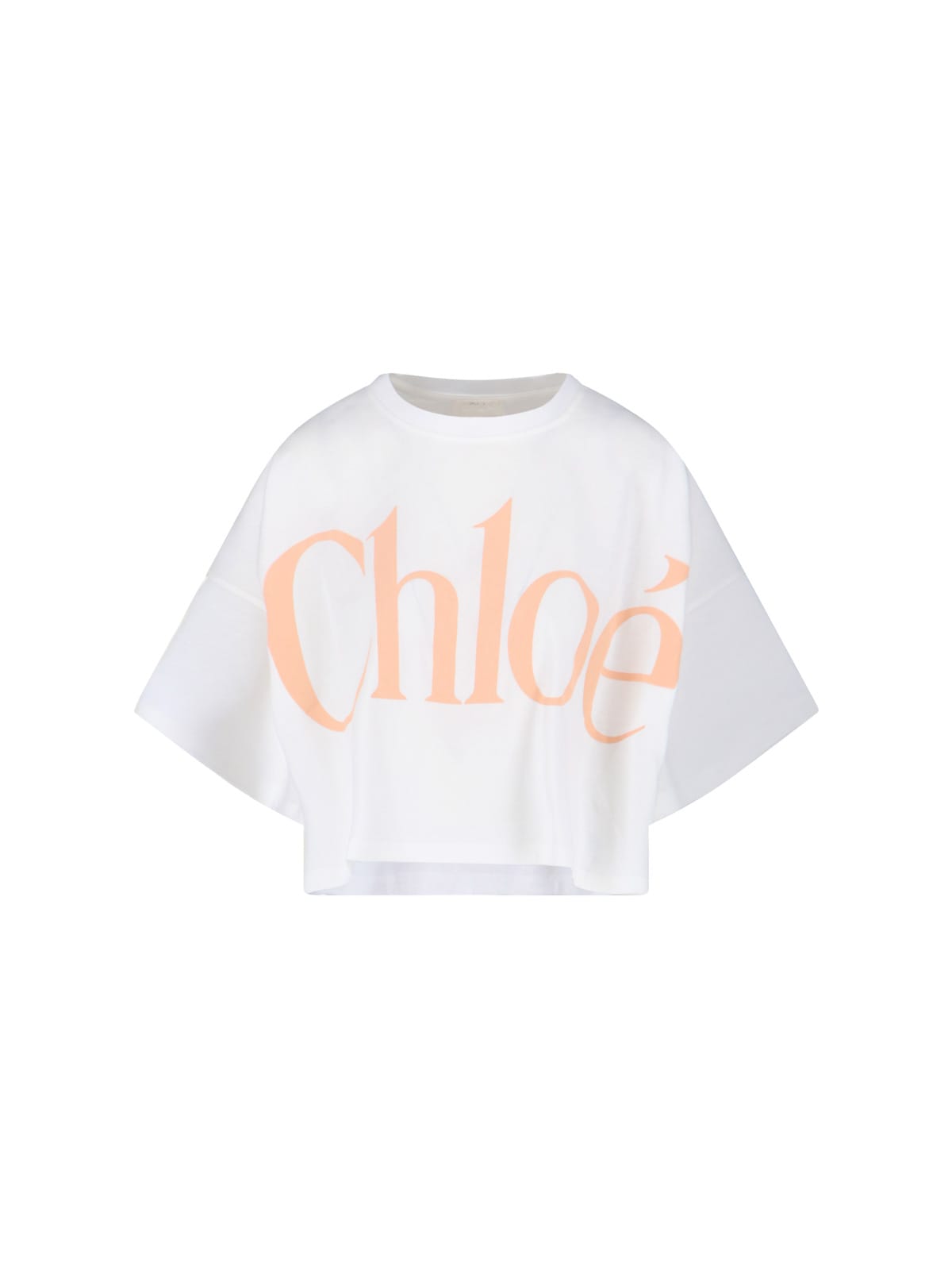 Chloé Open-necked Black Shirt In Multi
