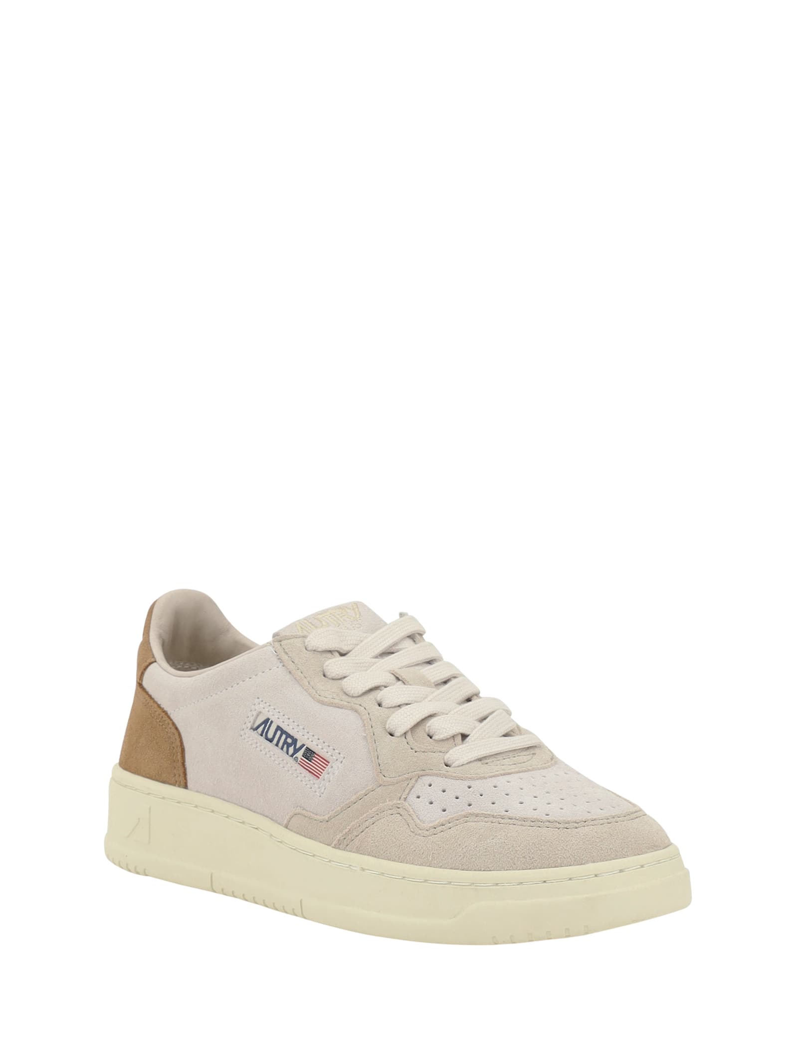 Autry Medalist Low Tric Suede Snd Cigar Sneakers In Multi