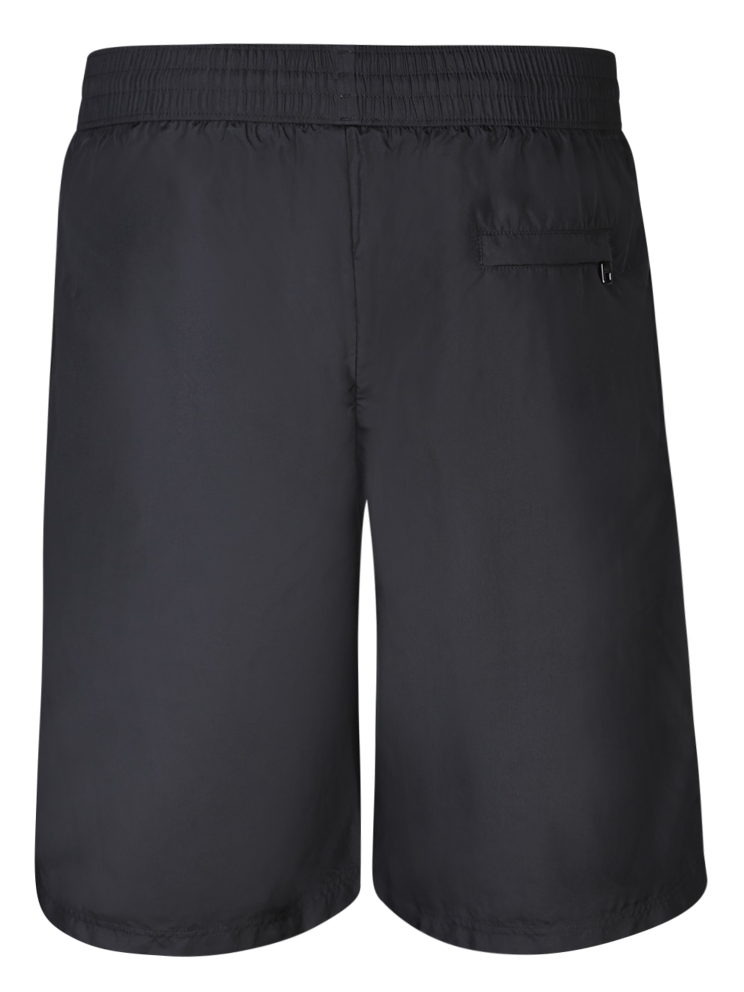 Shop Dolce & Gabbana Essential Black Swim Shorts