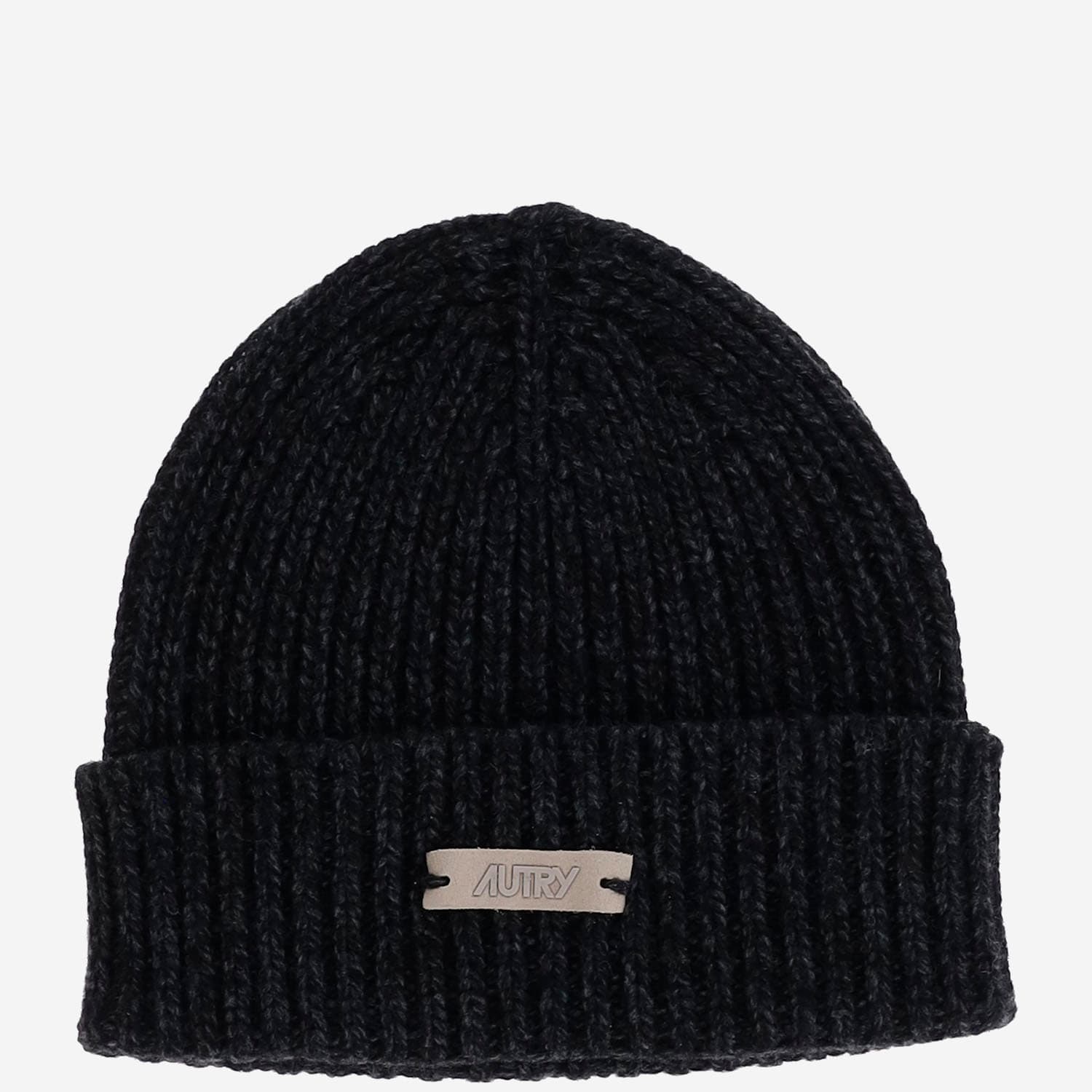 Autry Wool Beanie With Logo In Black
