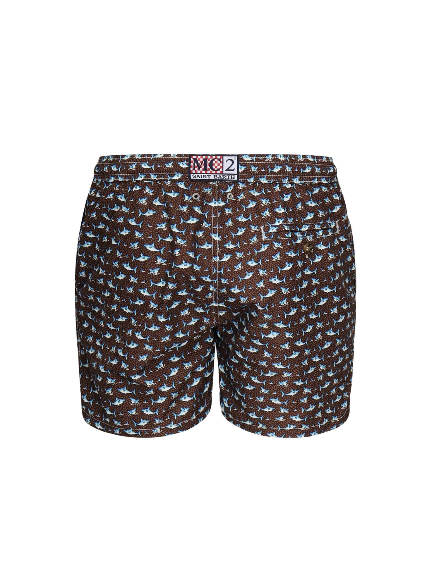 Mc2 Saint Barth Lighting Micro Fantasy Ultralight Swim Short Clothing In Multi