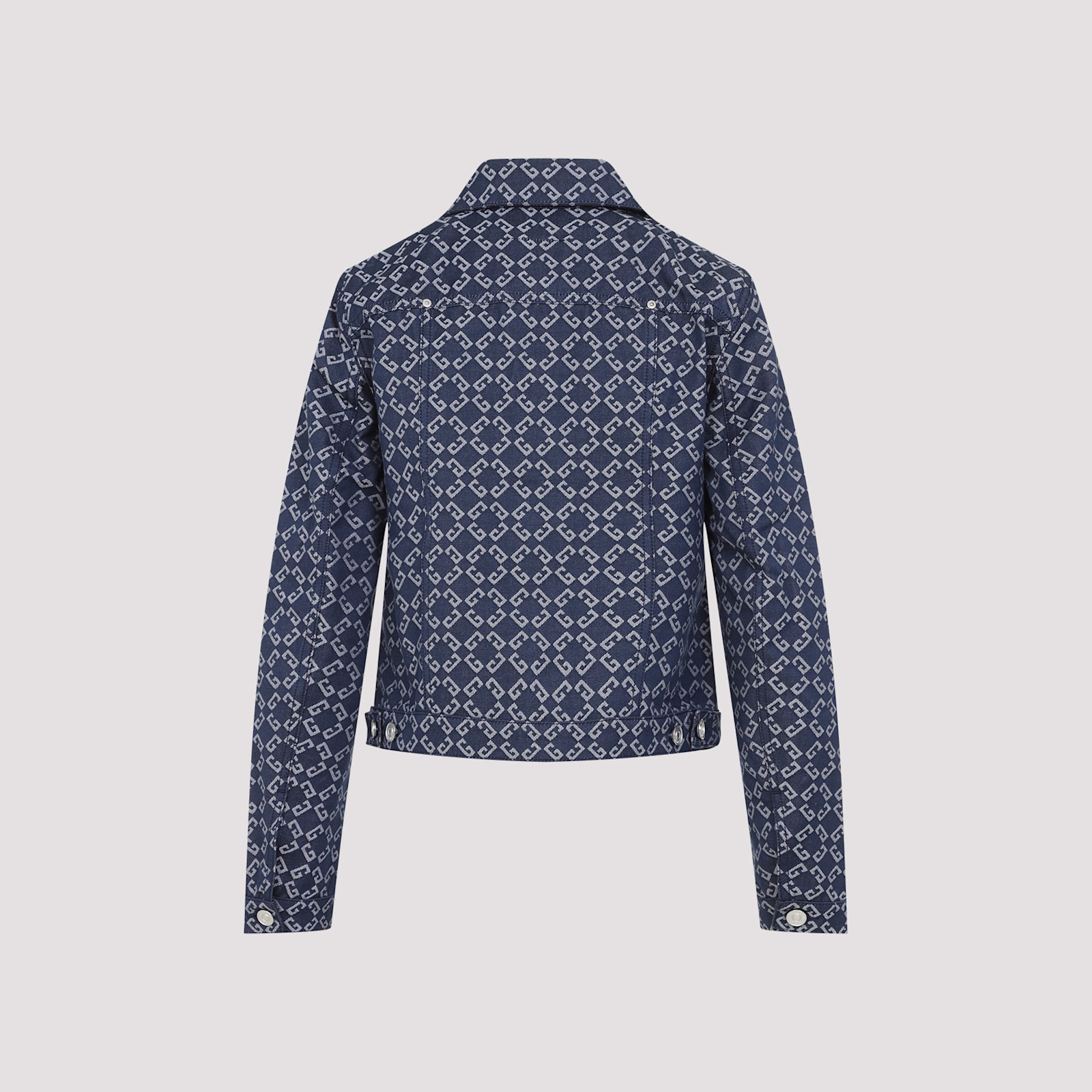 Givenchy Logomania Denim Jacket In Blue
