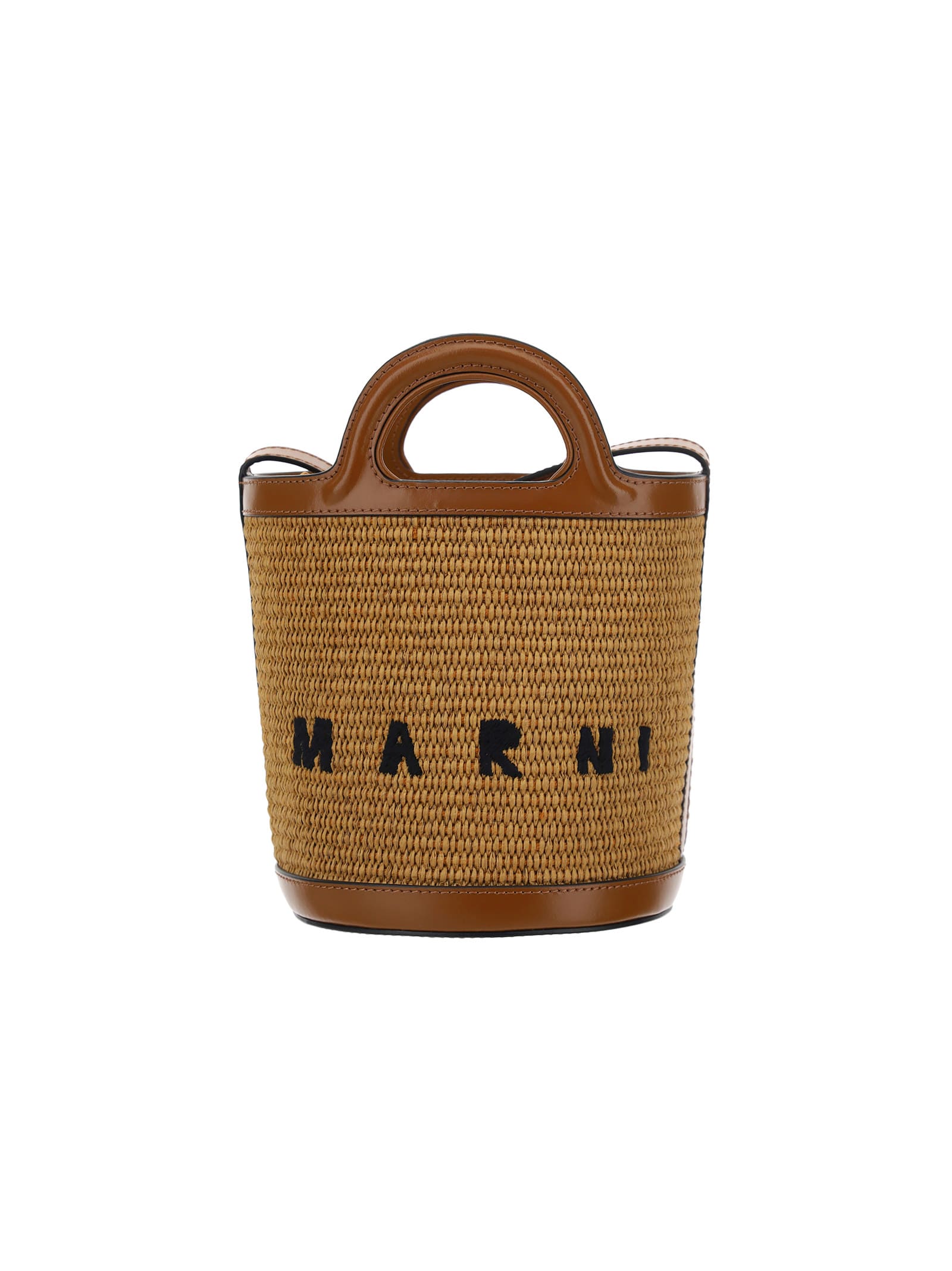 Shop Marni Tropicalia Bucket Bag In Neutro