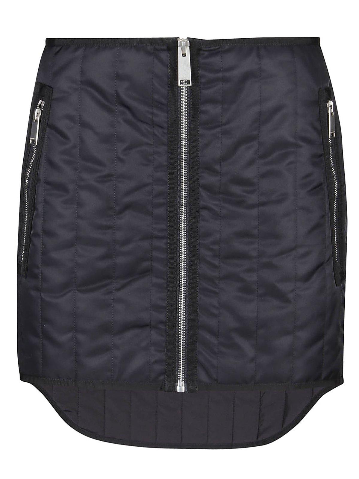 HERON PRESTON Ex-ray Quilted Mini Skirt