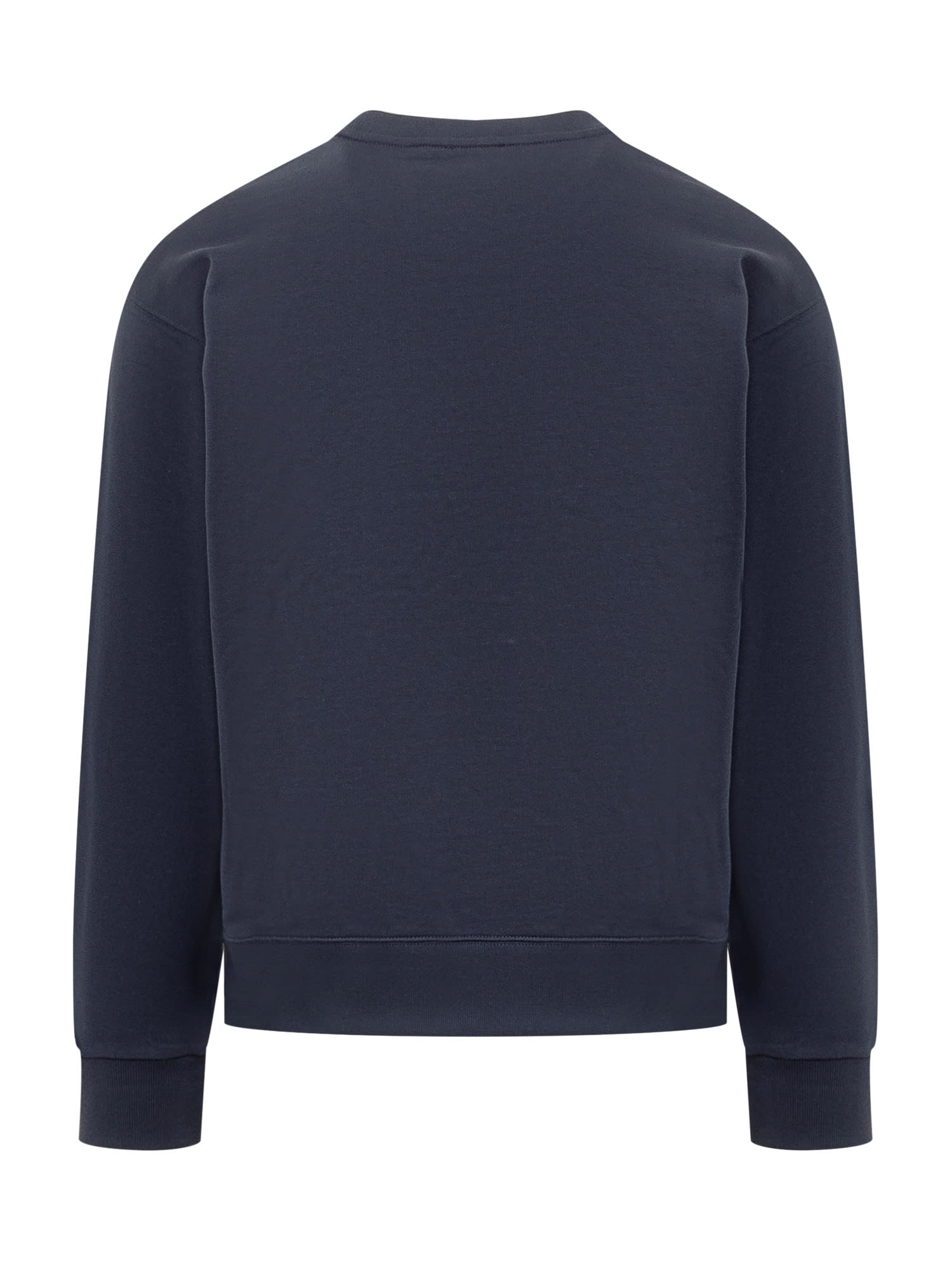 Shop Kenzo Varsity Embroidered Sweatshirt  In Blue