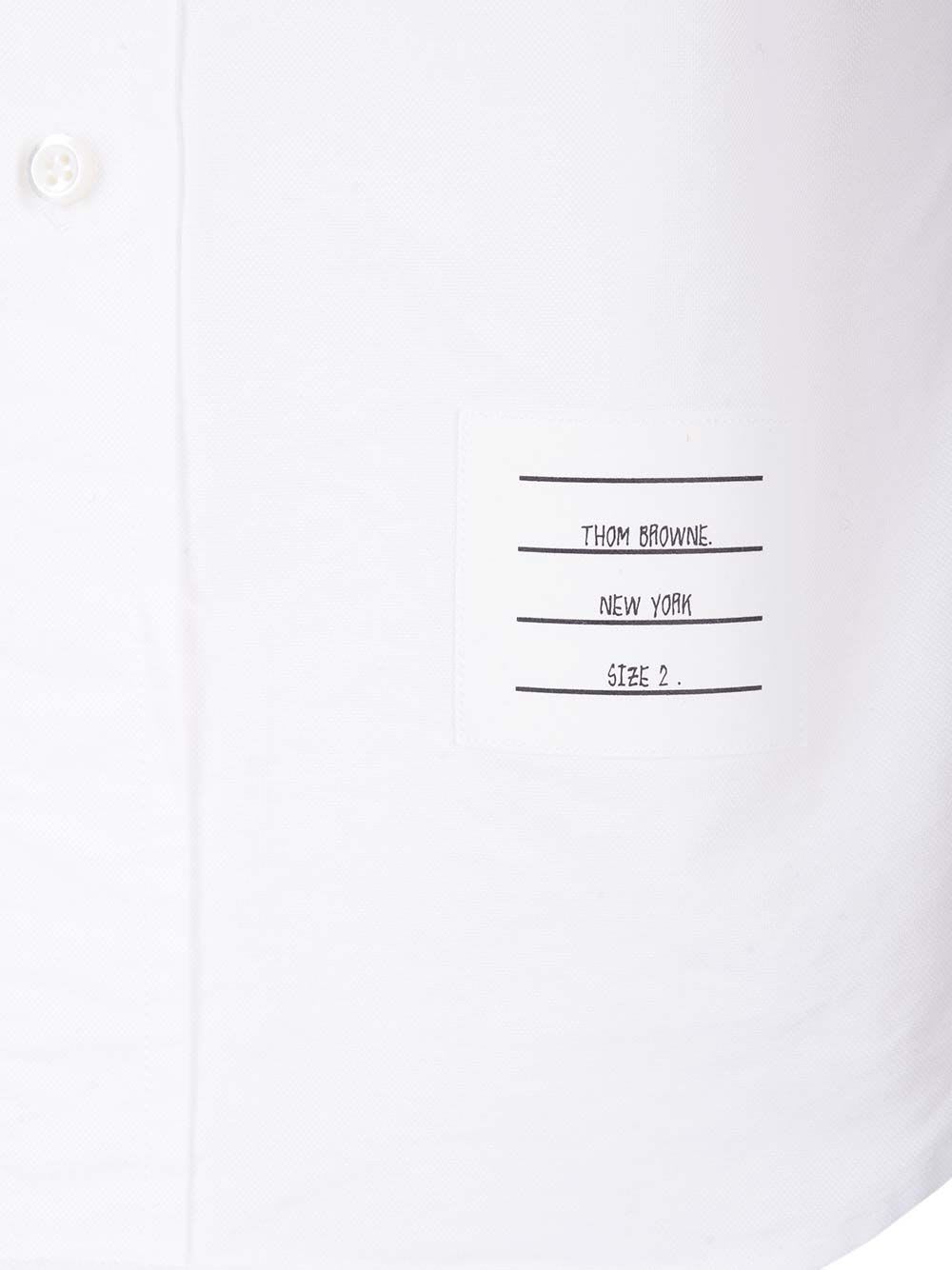 Shop Thom Browne White Shirt