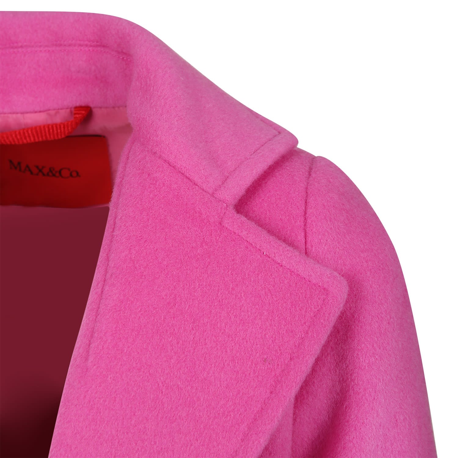 Max&amp;co. Fuchsia Coat For Girl In Fuchsia