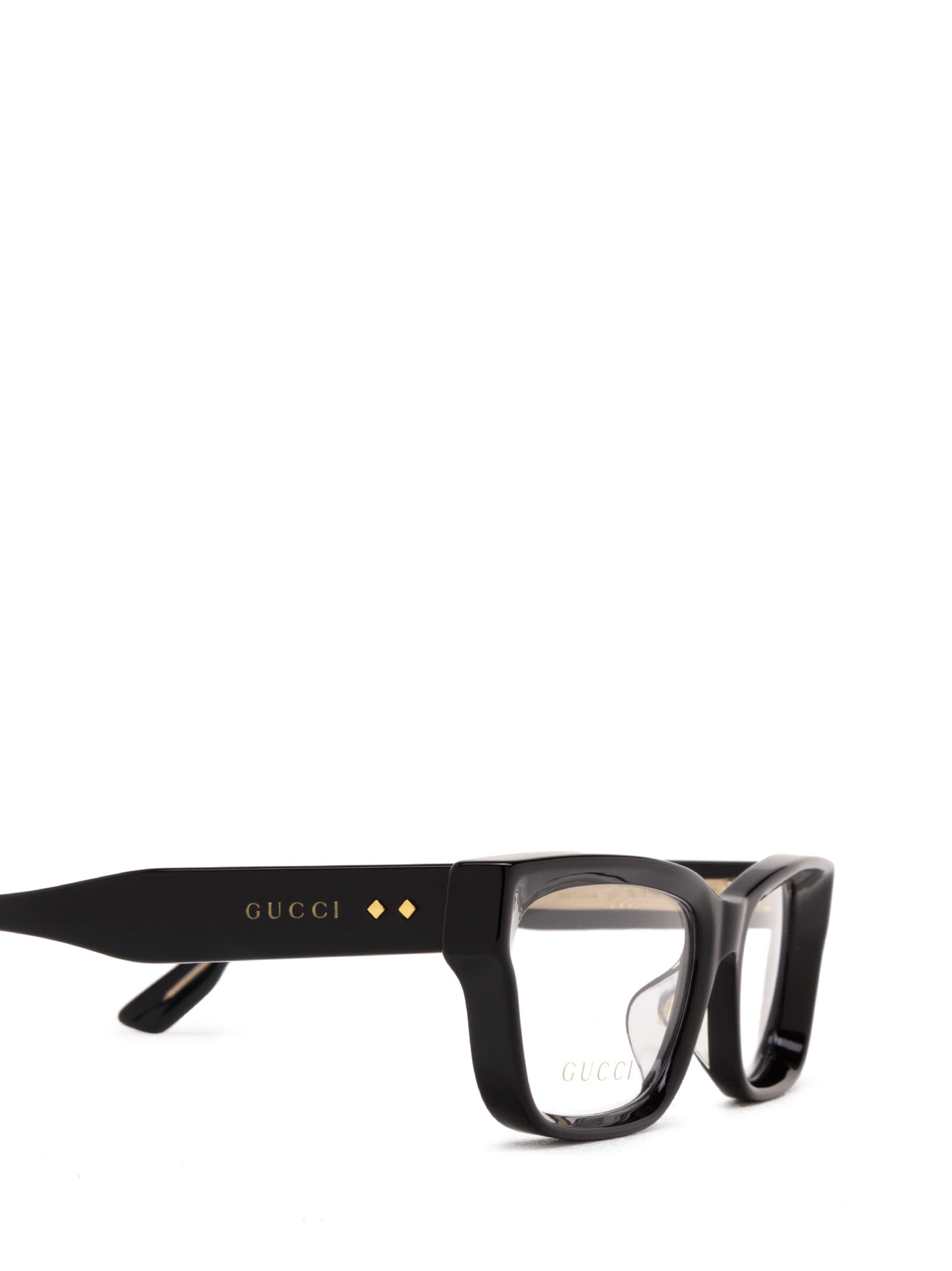 Shop Gucci Gg1533oa Black Glasses