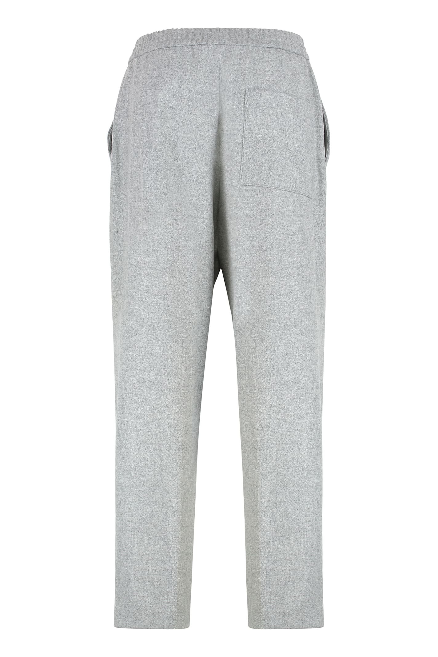 Hugo Boss Boss Pants In Wool Blend In Gray