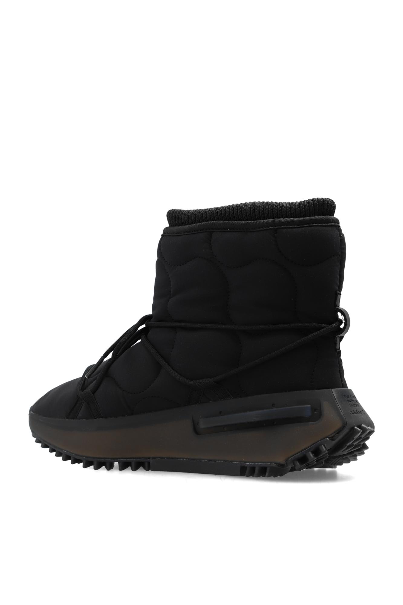 Shop Adidas Originals Nmd S1 Snow Boots In Black