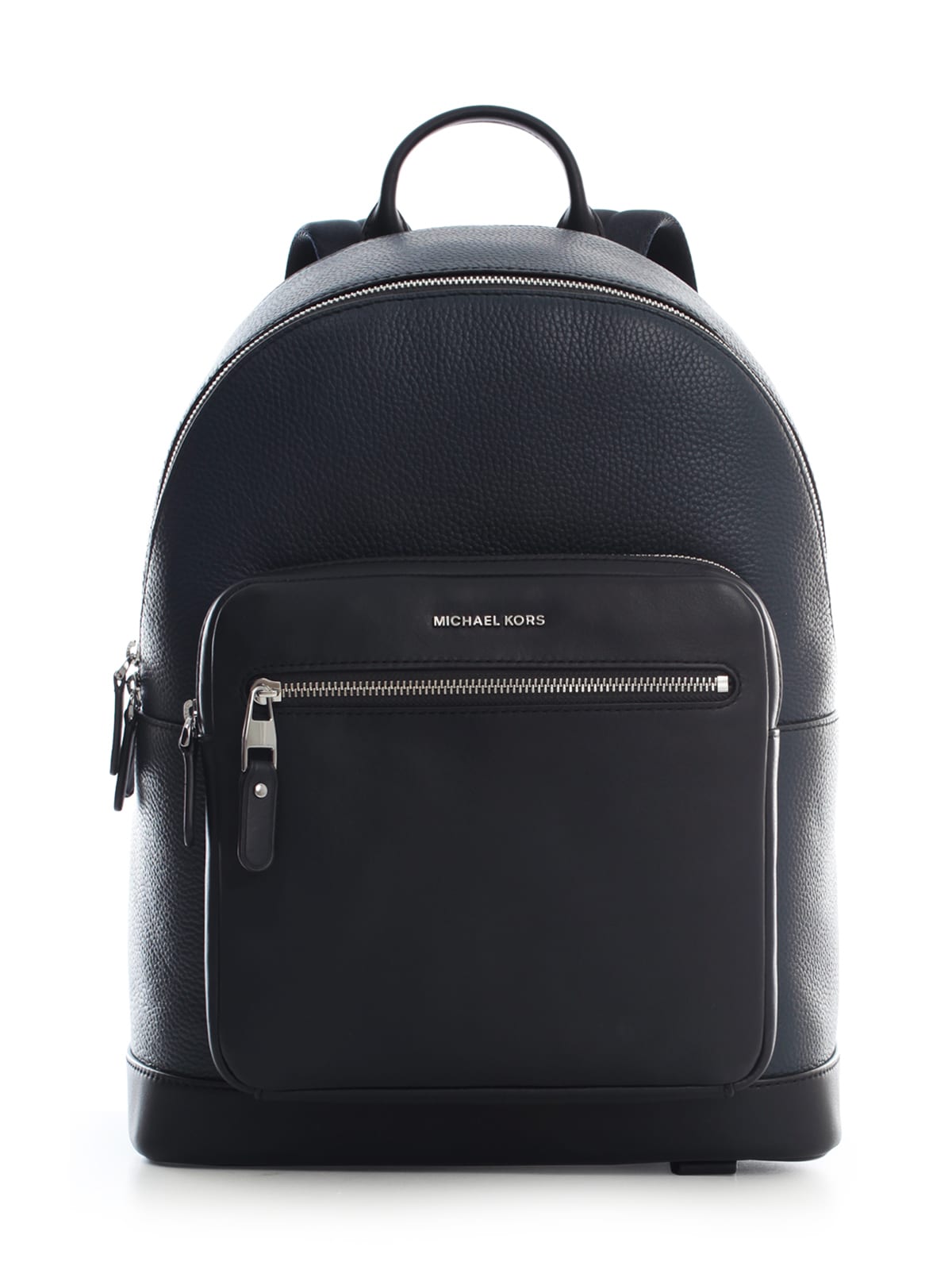 Michael Kors Solid Pebble Lthr Commuter Backpack In Black | ModeSens