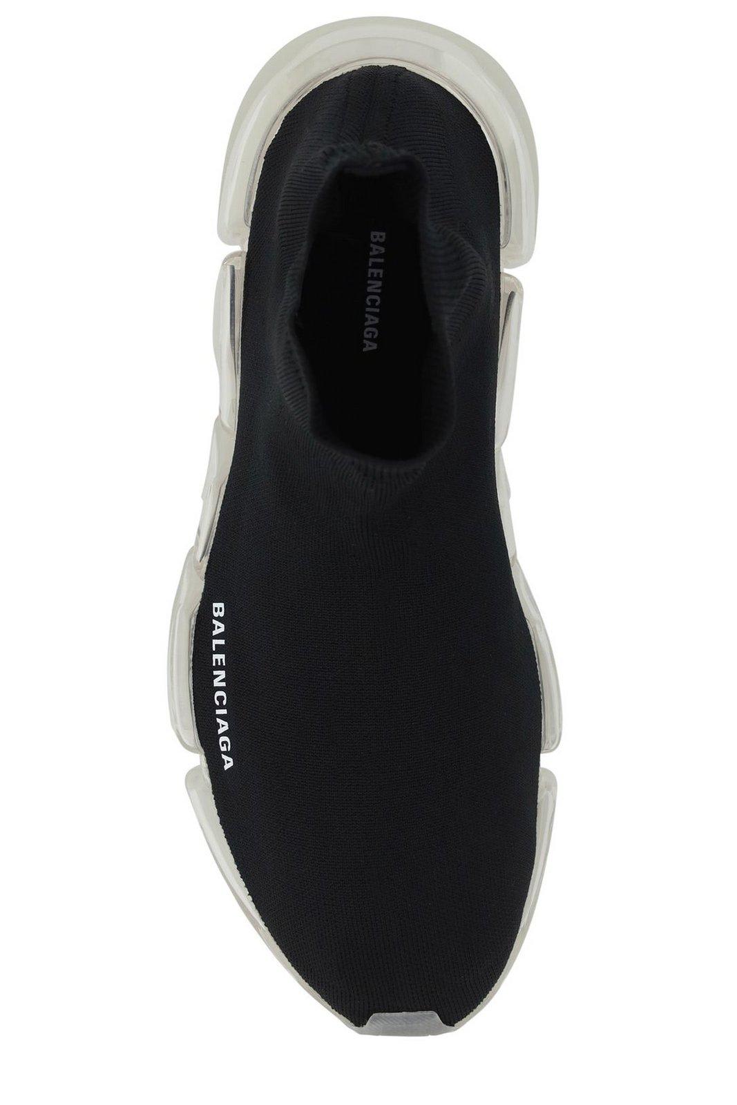 Shop Balenciaga Speed 2.0 Sneakers In Black