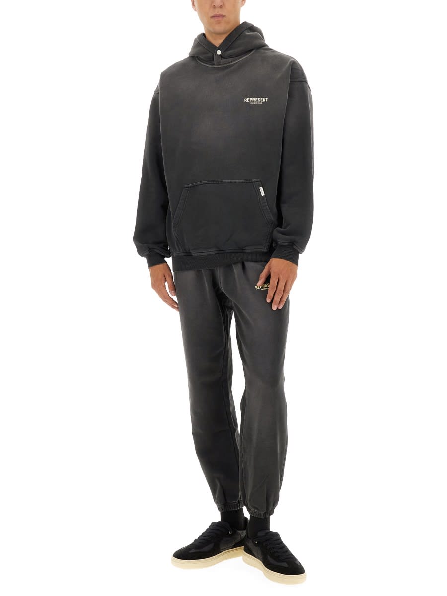 Represent Cotton Sweatshirt In Gray