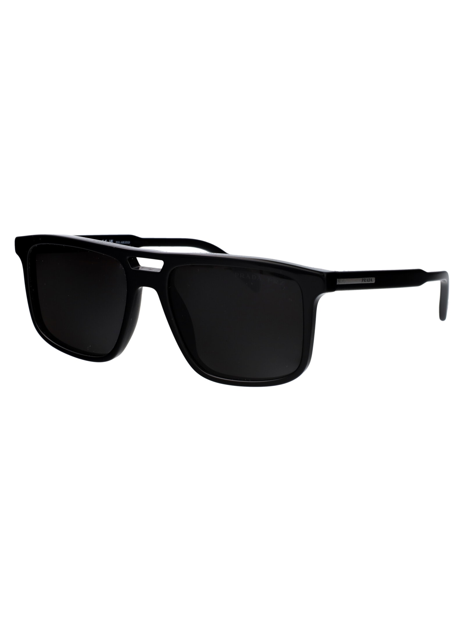 Shop Prada 0pr A22s Sunglasses In 16k30h Black