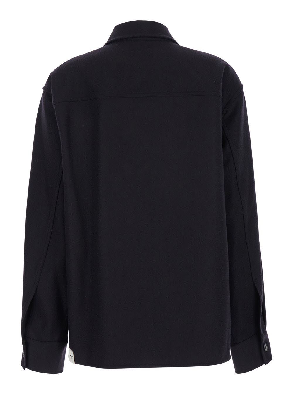Jil Sander Black Shirt With Buttons In Black
