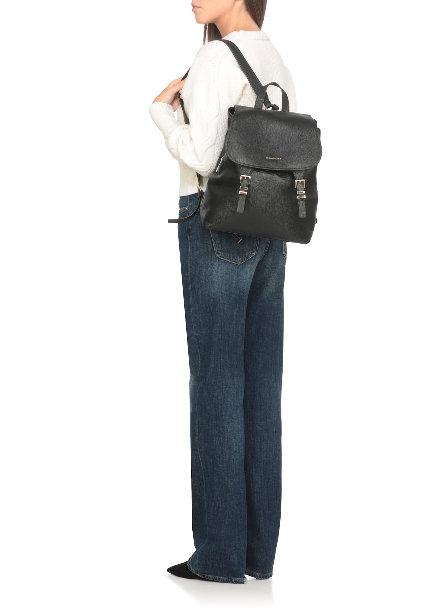 Michael Michael Kors Quinn Backpack In Black