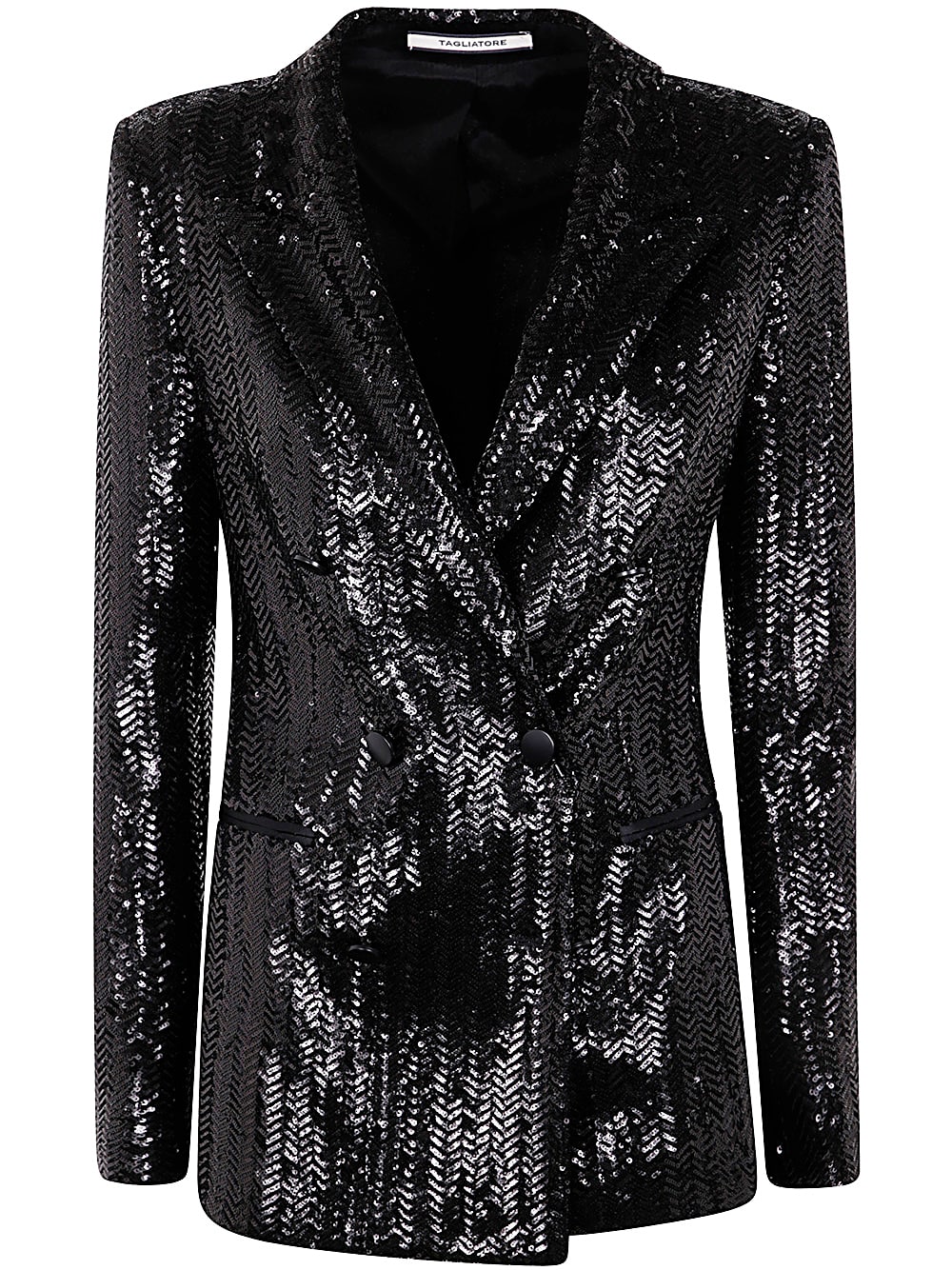 Shop Tagliatore J-parigi Woman Jacket In Black