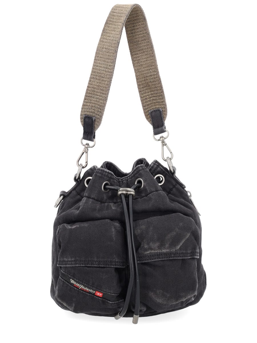 Diesel Multi-pkts Bucket X Bag In Black