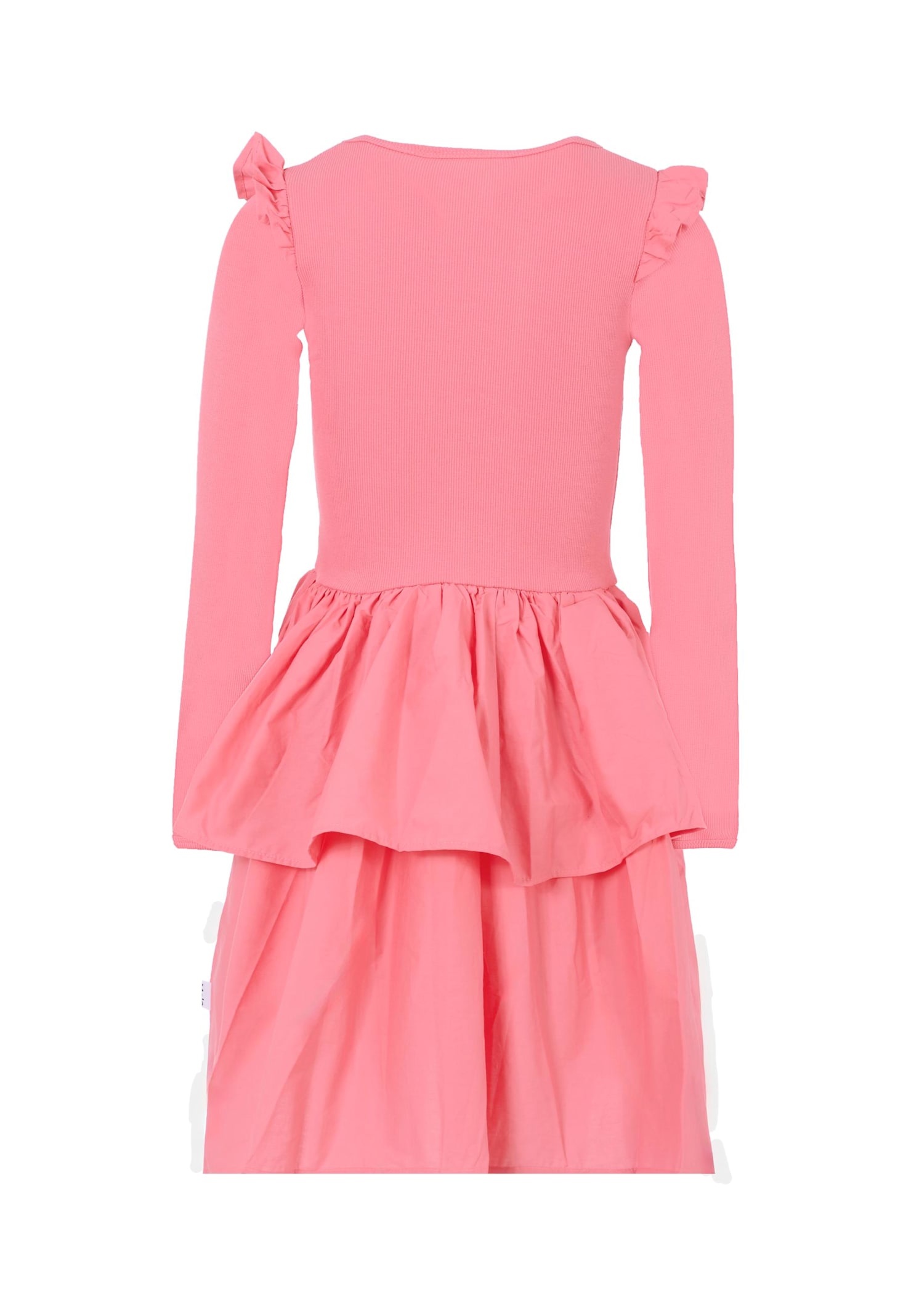Molo Pink Dress For Girl In Pink