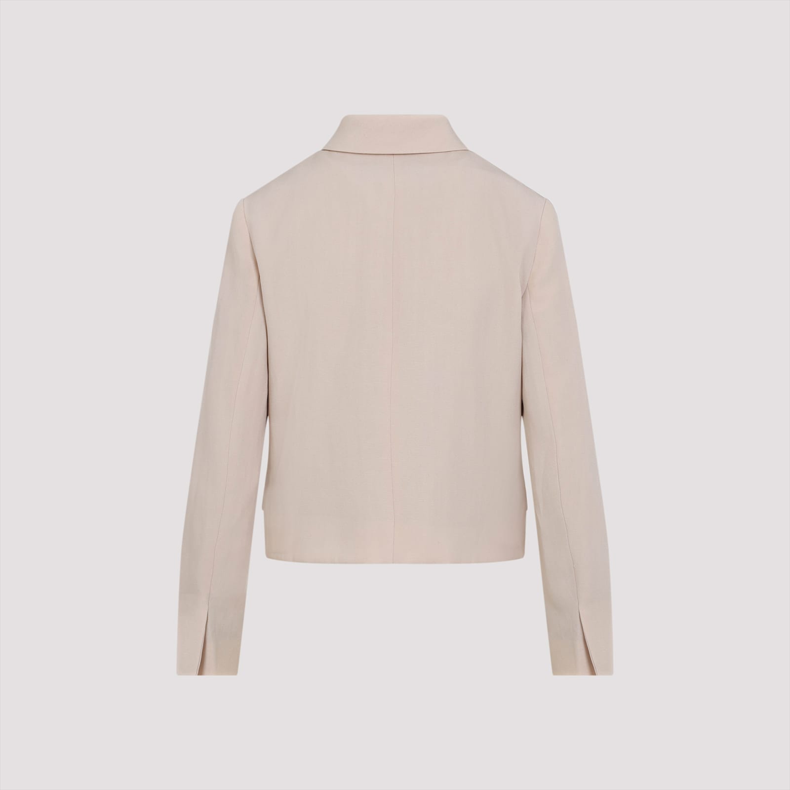 Fabiana Filippi Elegant Virgin Wool Jacket For Women In Sabbia