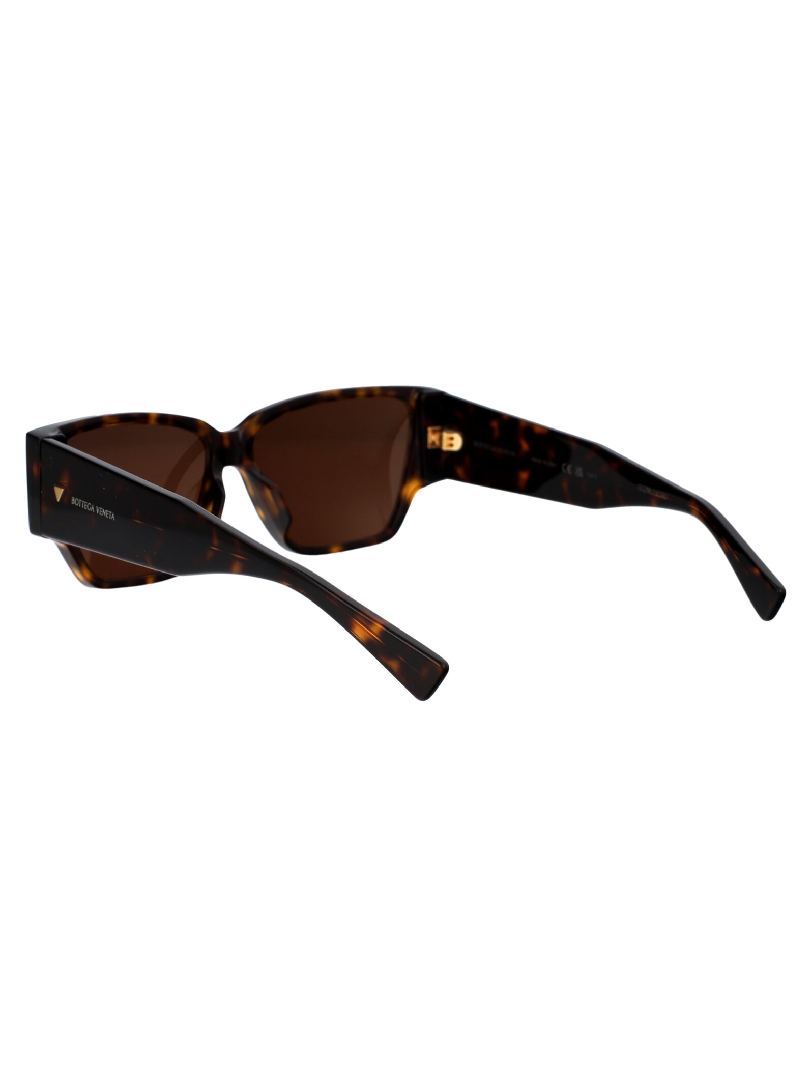 Shop Bottega Veneta Bv1285s Sunglasses In 002 Havana Havana Brown