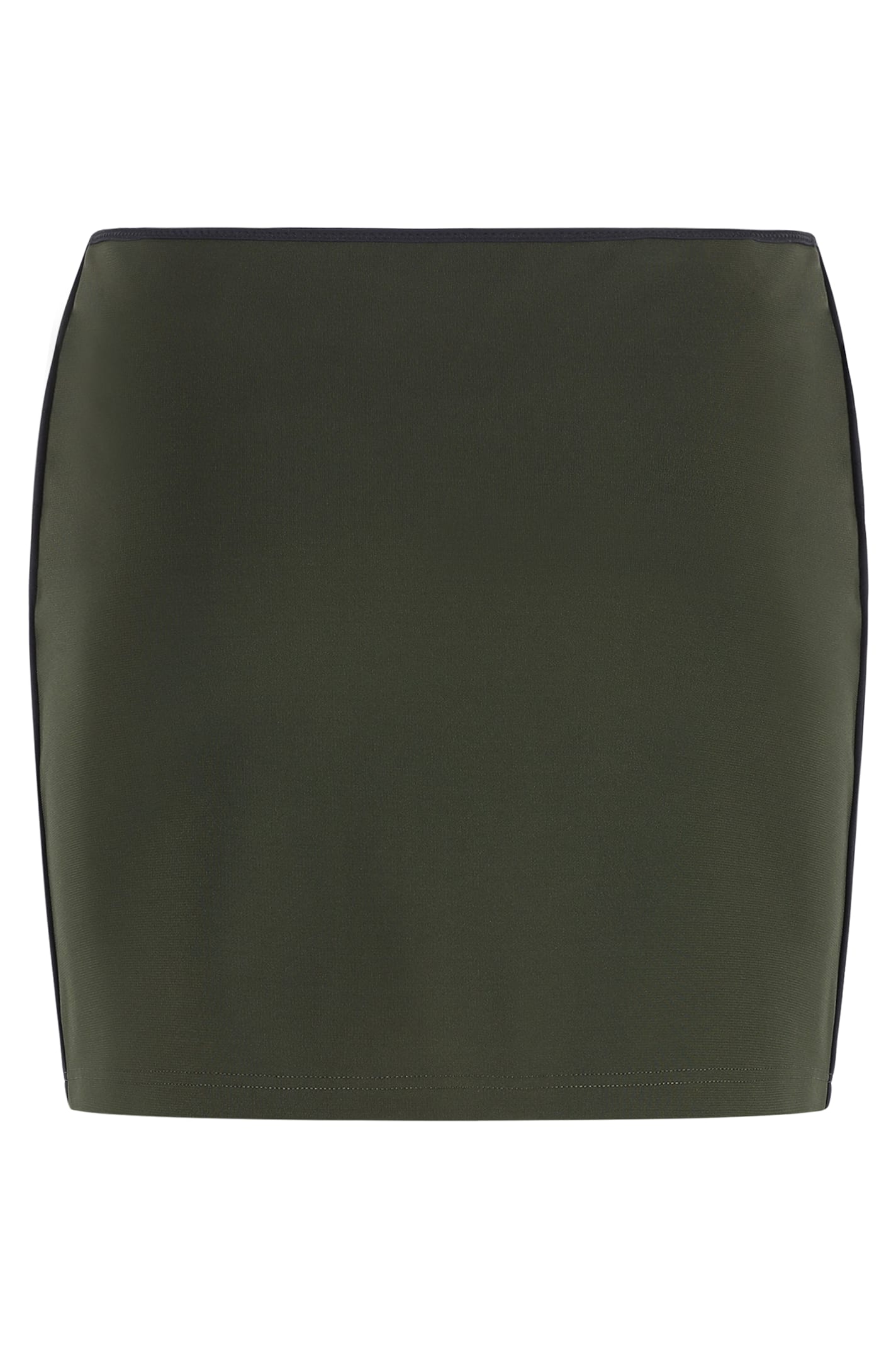 MIU MIU VISCOSE BLEND MINI-SKIRT