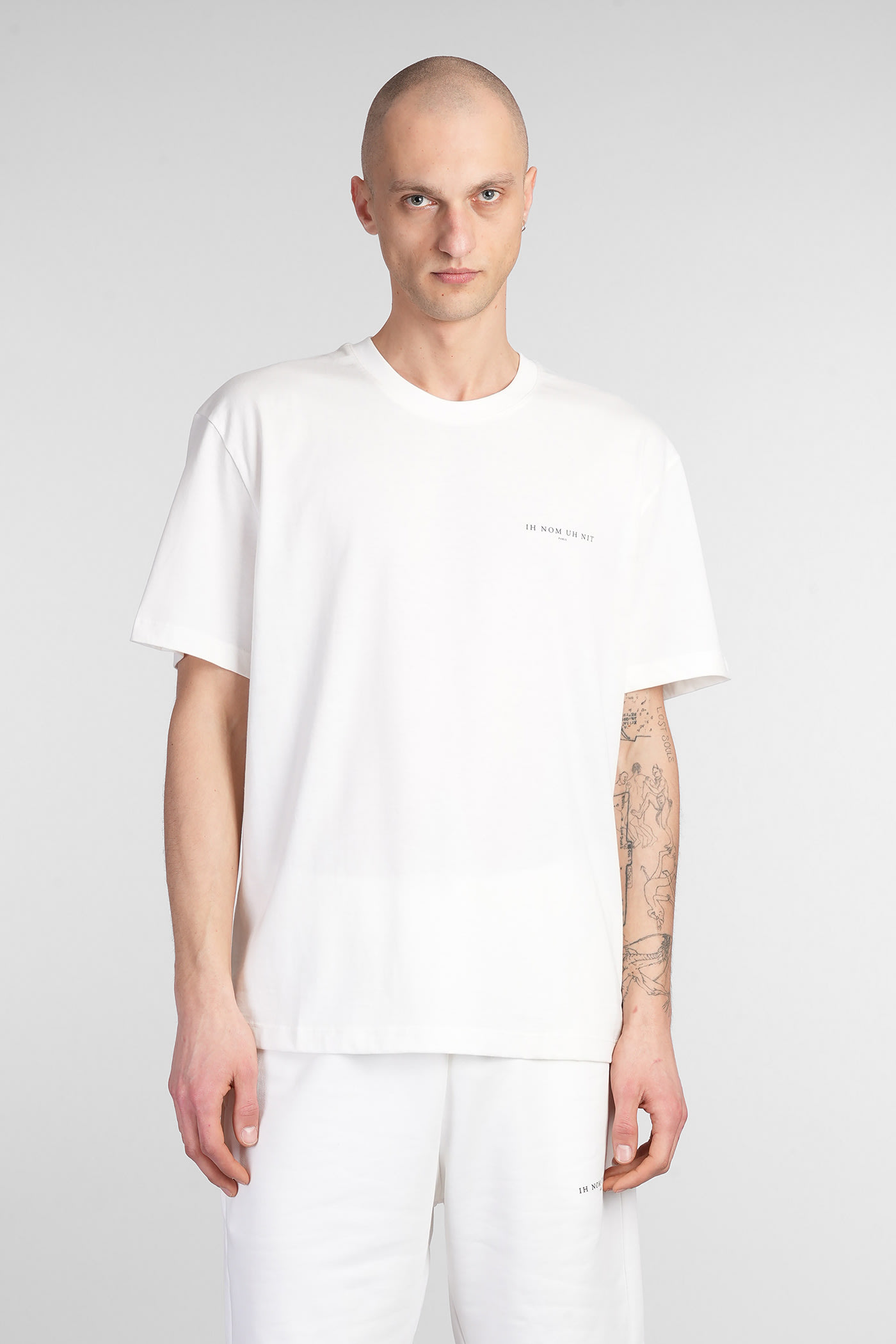 T-shirt In White Cotton