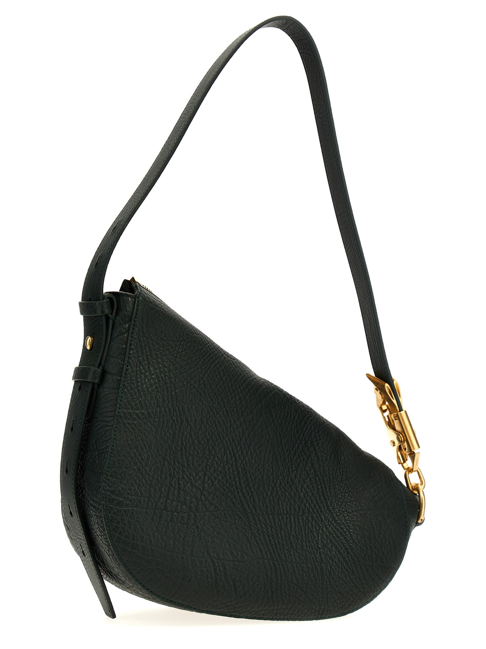 Shop Burberry Knight Small Crossbody Bag In Green