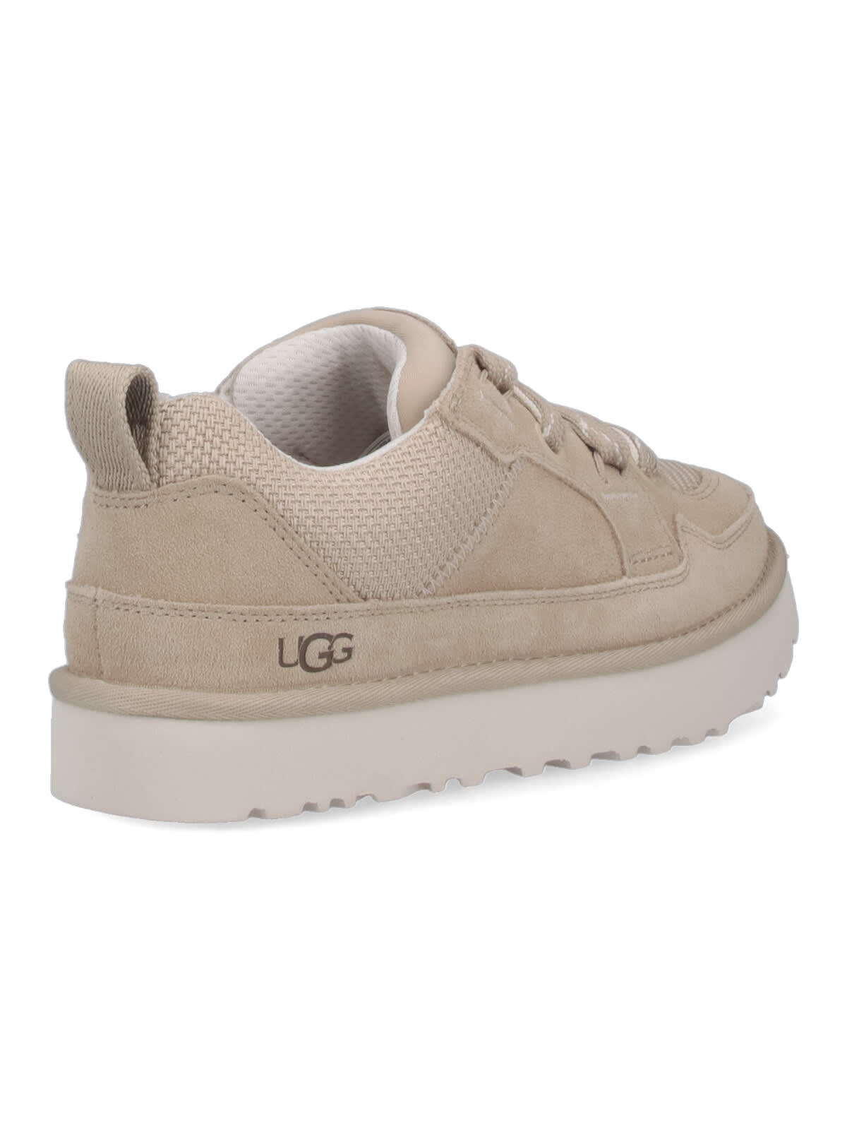 Ugg M Lo Lowmel Sole Sneakers In Soft Suede In Brown