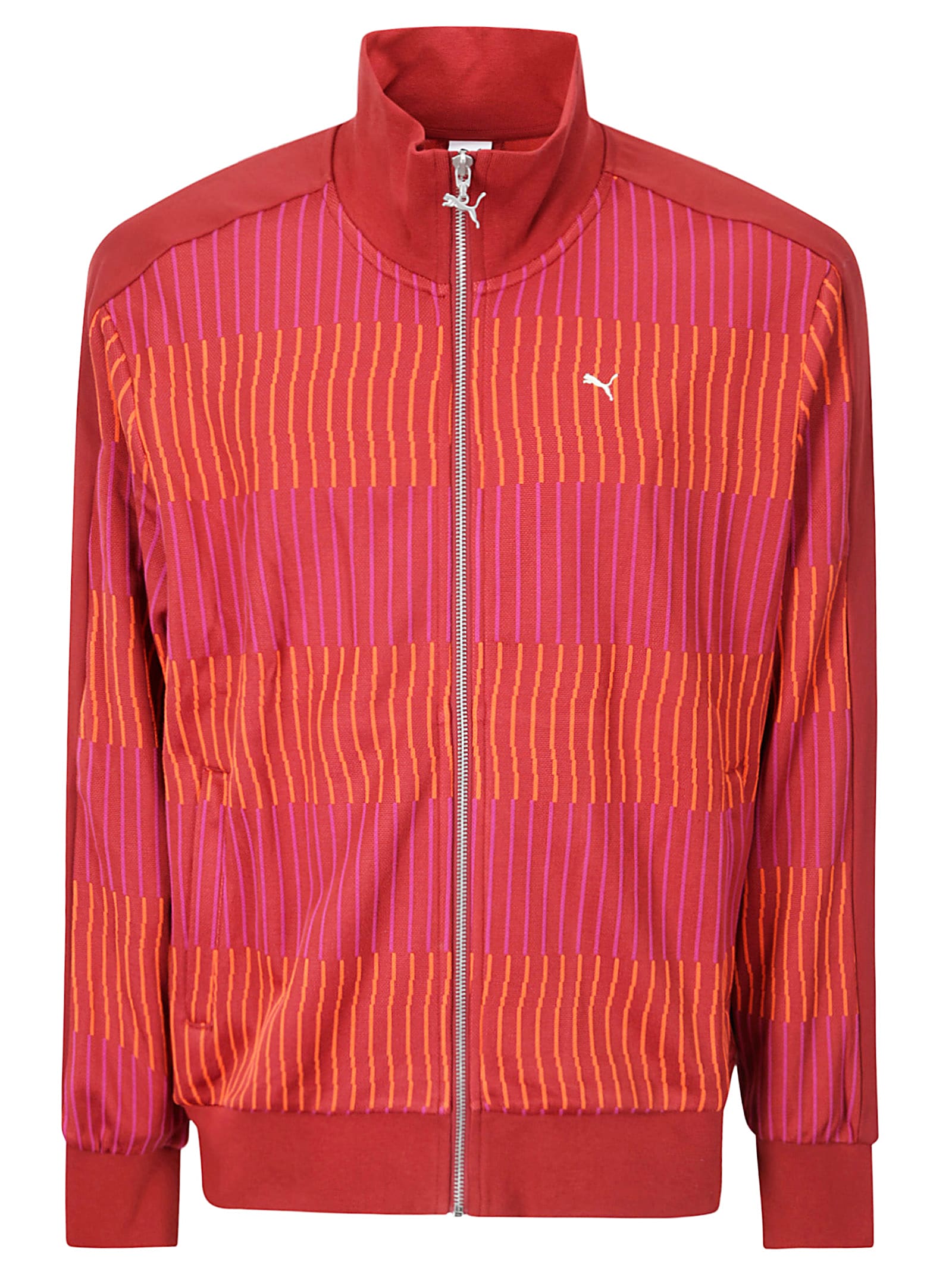 Puma The Players Lane T7 Track Jacket In Red