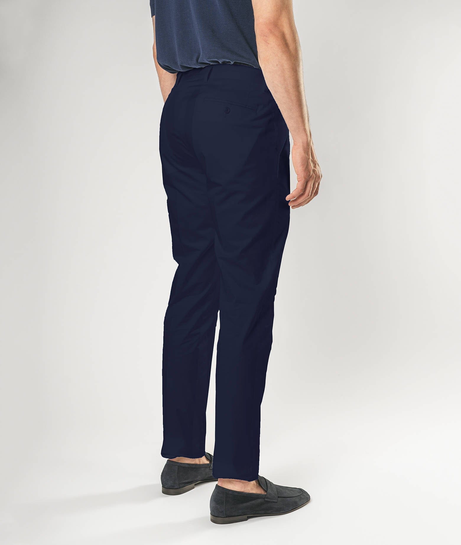 Larusmiani Trousers Howard Pants In Blue