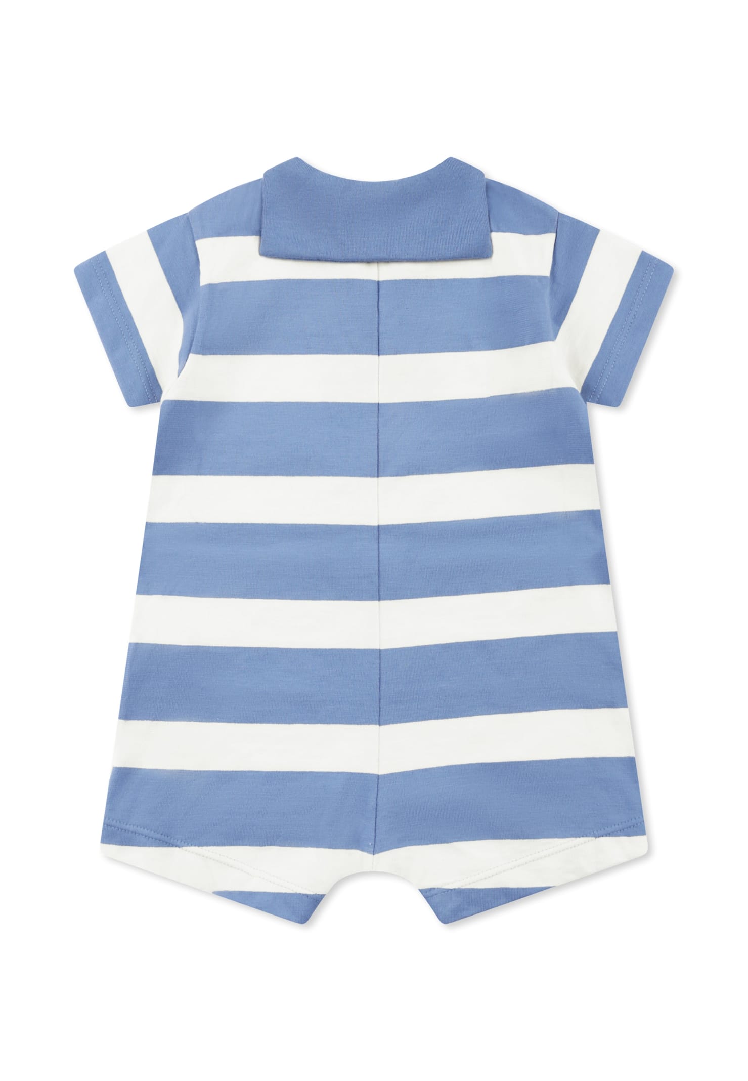 Petit Bateau Light Blue Romper Set For Baby Boy